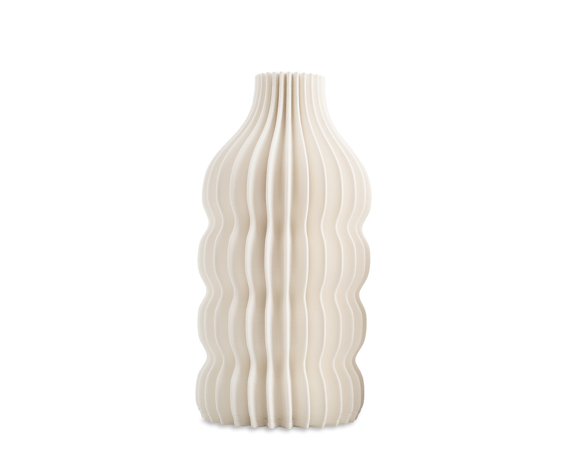 Iverna Vase - White Ceramic