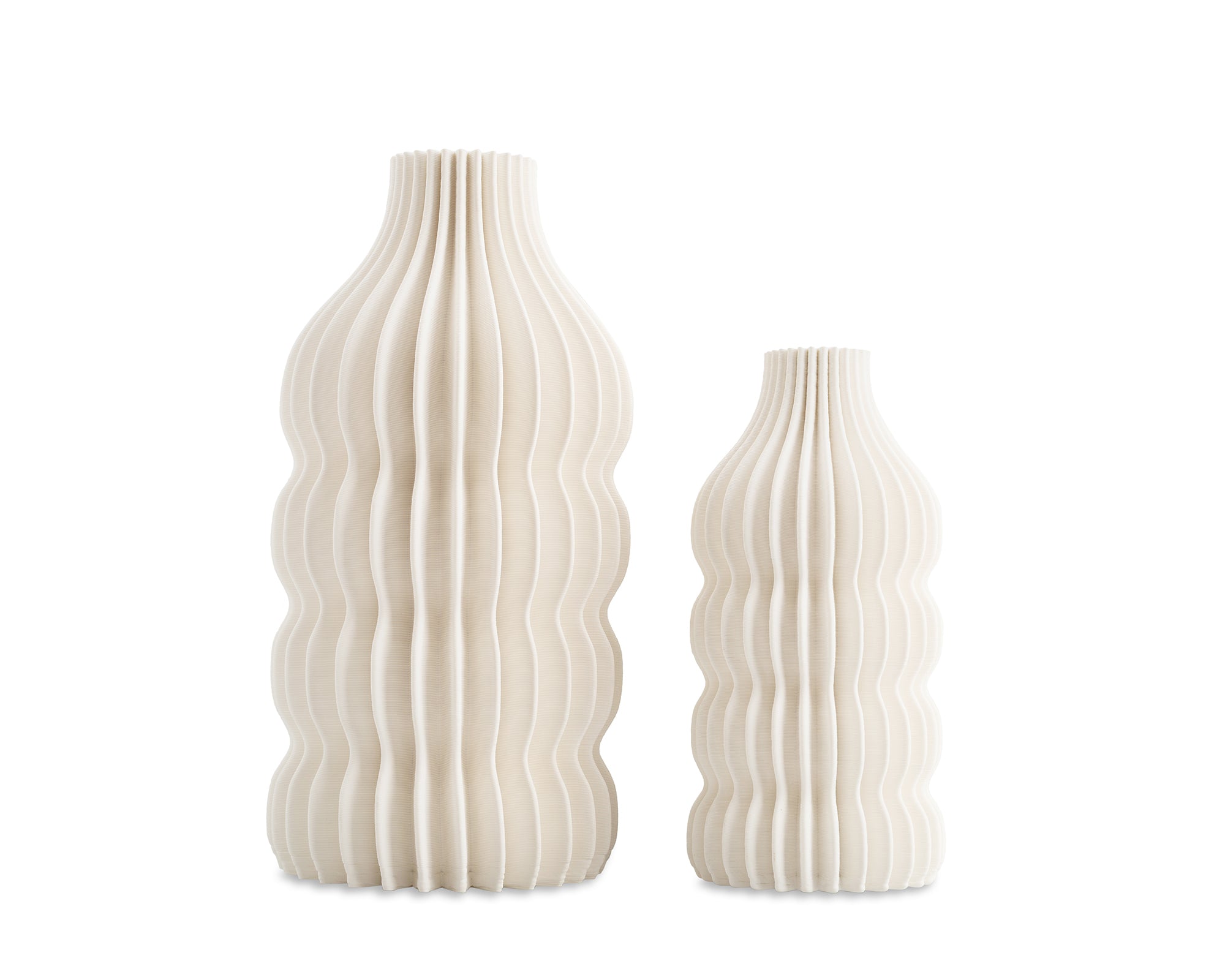 Iverna Vase - White Ceramic