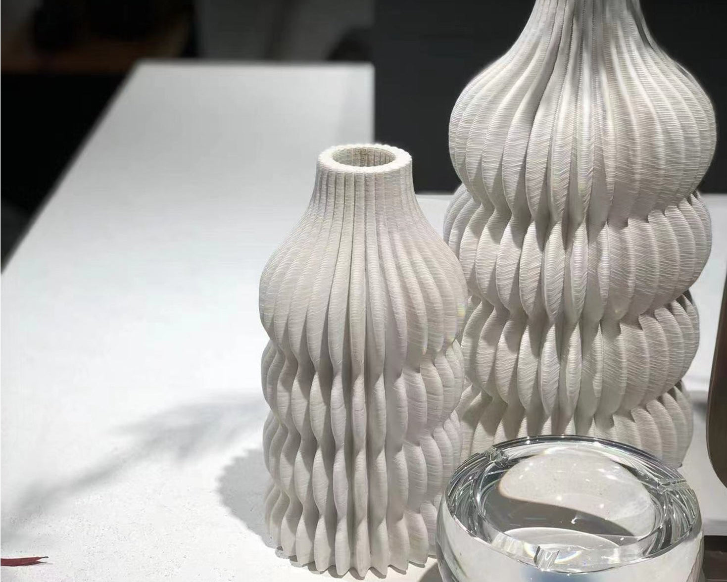 Iverna Small Vase - White Ceramic