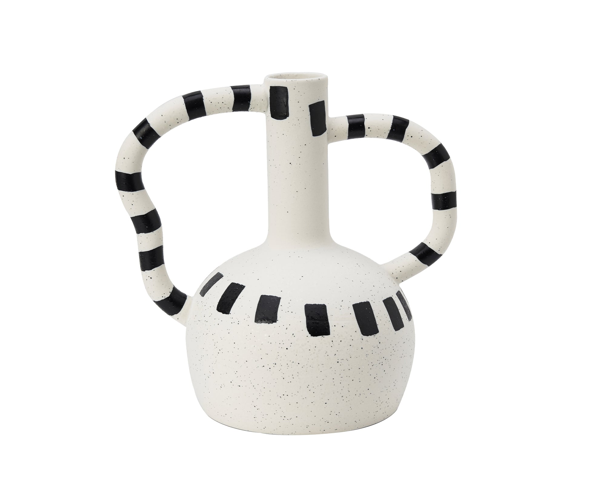 Irving Vase - Black & White Ceramic