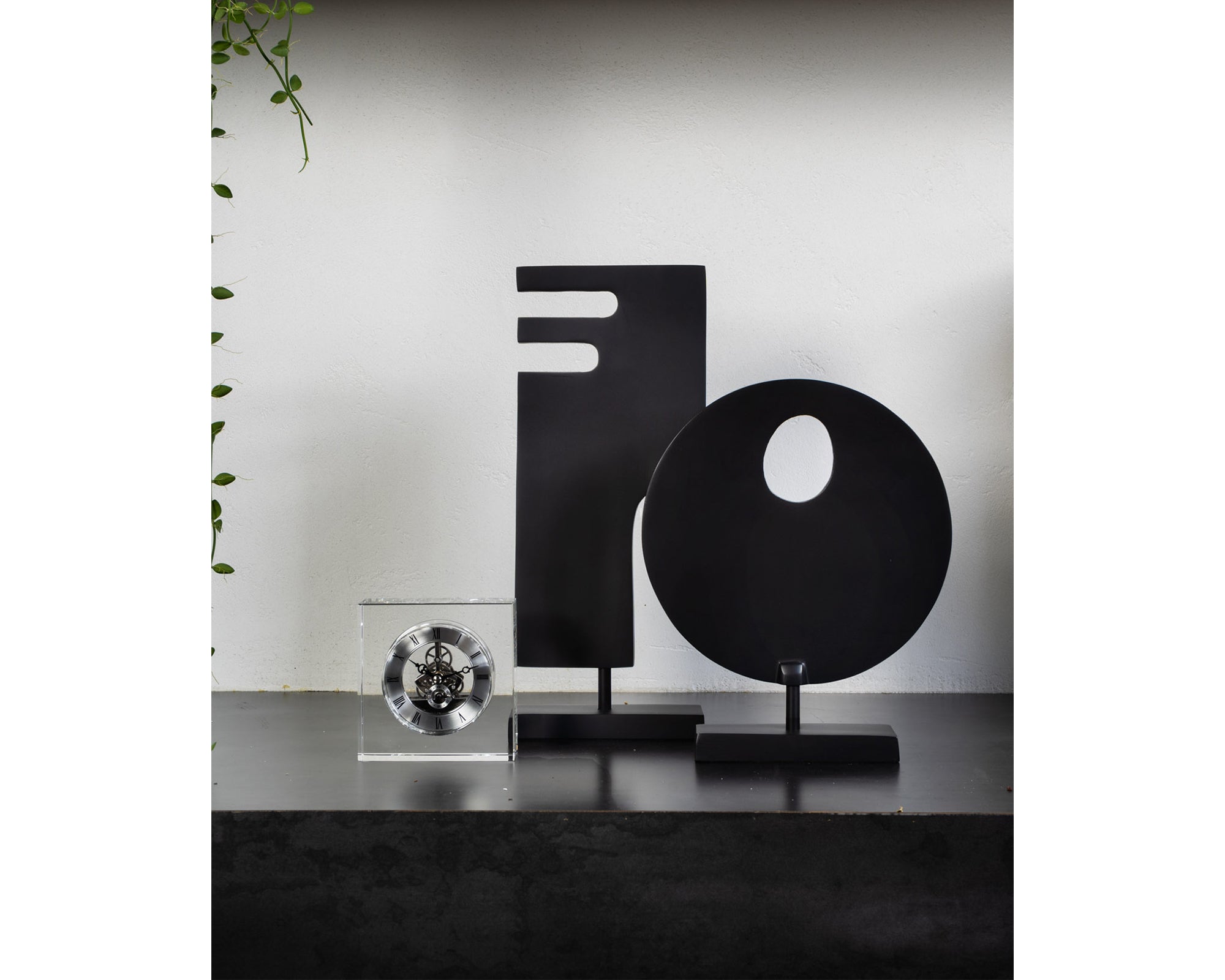 Pavilion Sculpture - Black Metal