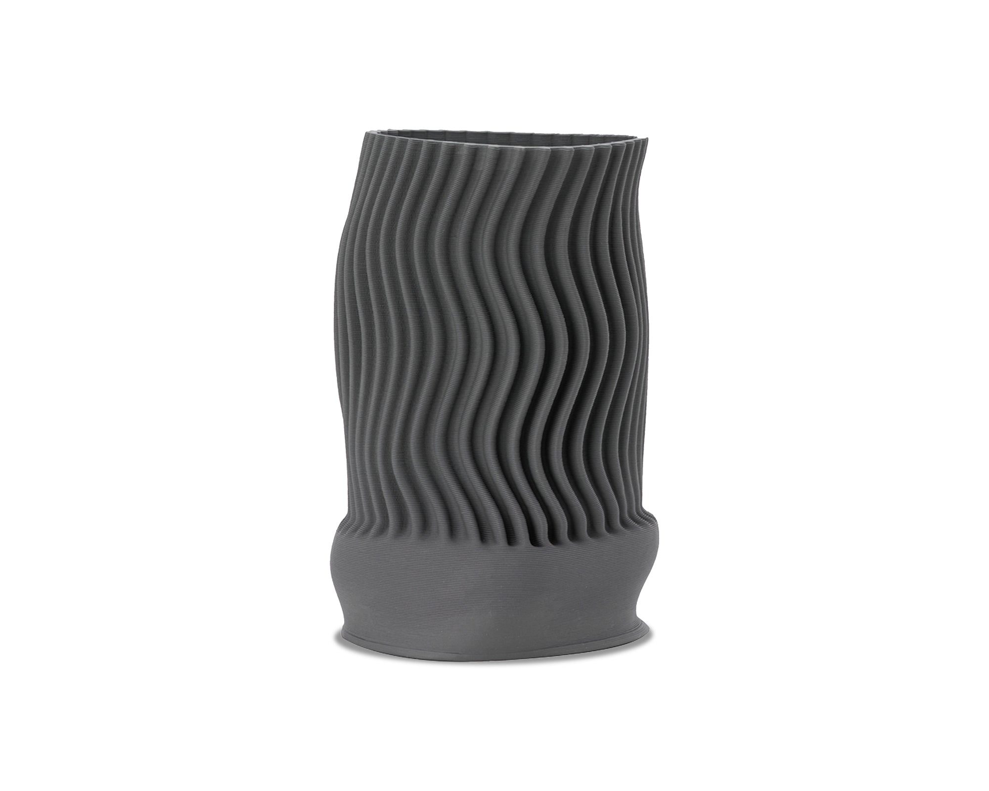 Vradia Ceramic Vase - Dark Grey
