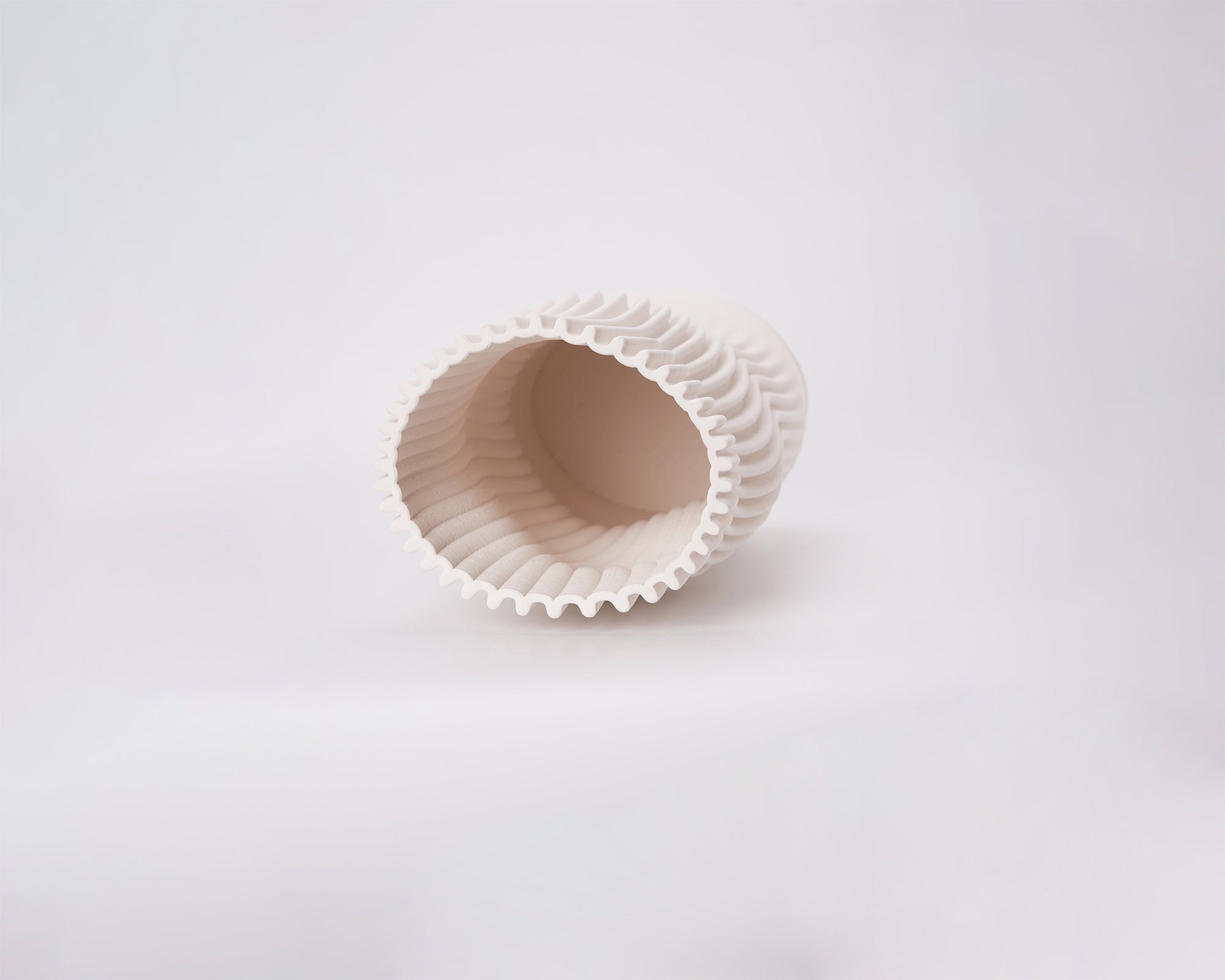 Imera Ceramic Vase - White