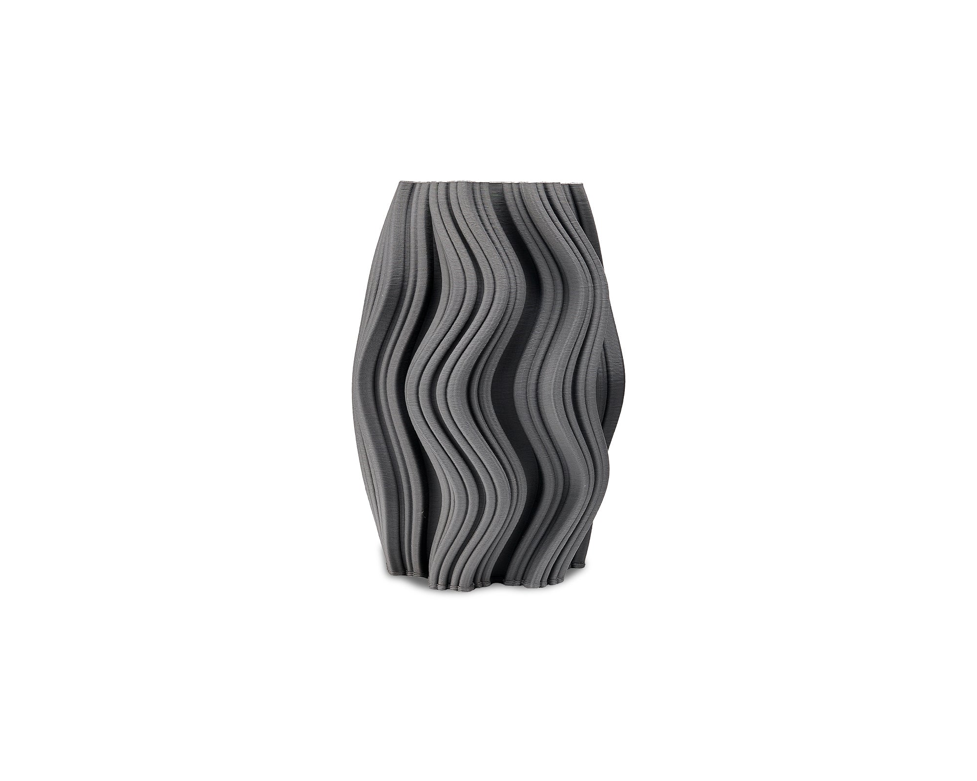 Anthra Ceramic Vase - Dark Grey