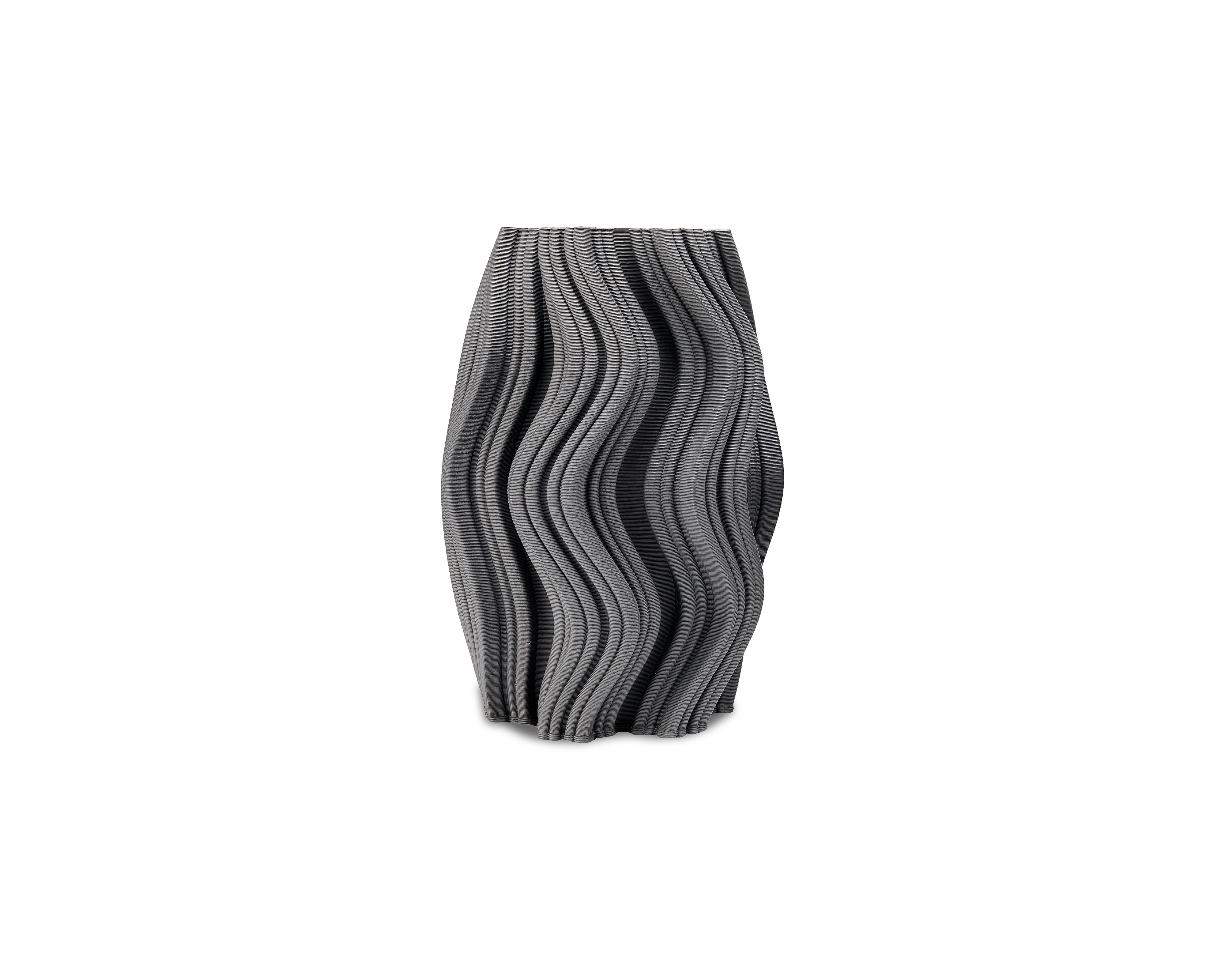 Anthra Ceramic Vase - Dark Grey