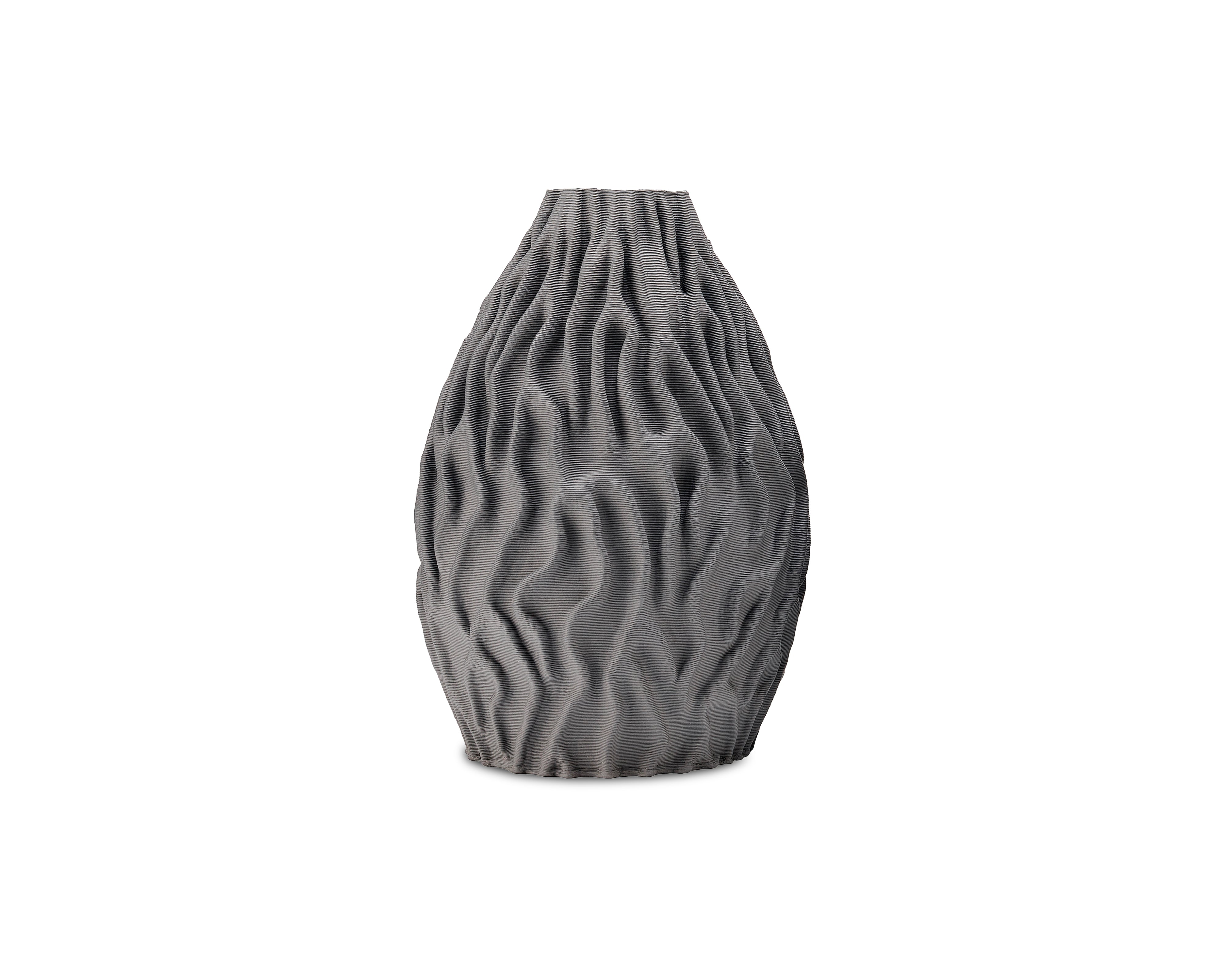Nara Ceramic Vase - Dark Grey