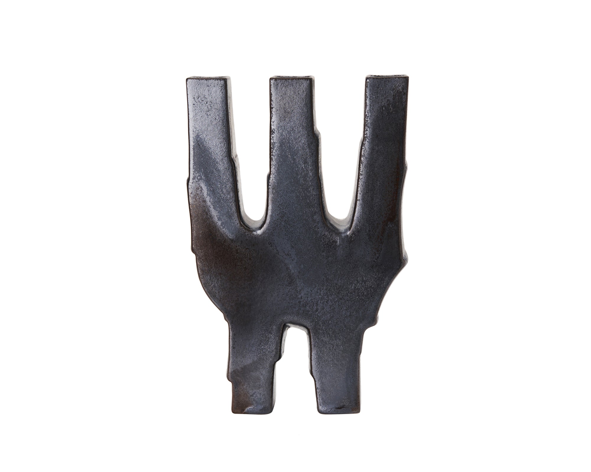 Leandri I Ceramic Vase - Dark Silver Grey