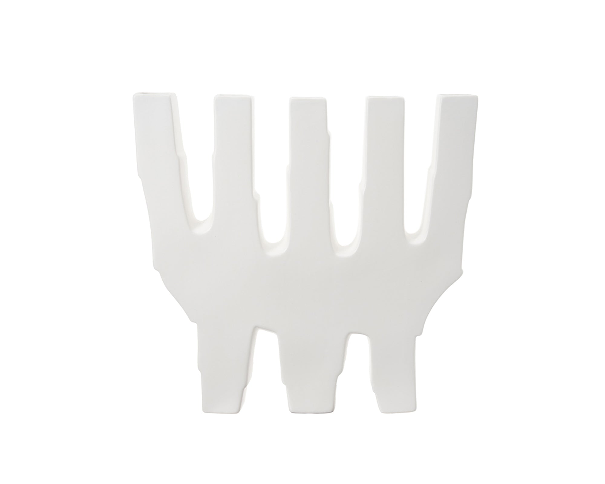 Leandri II Ceramic Vase  -  White
