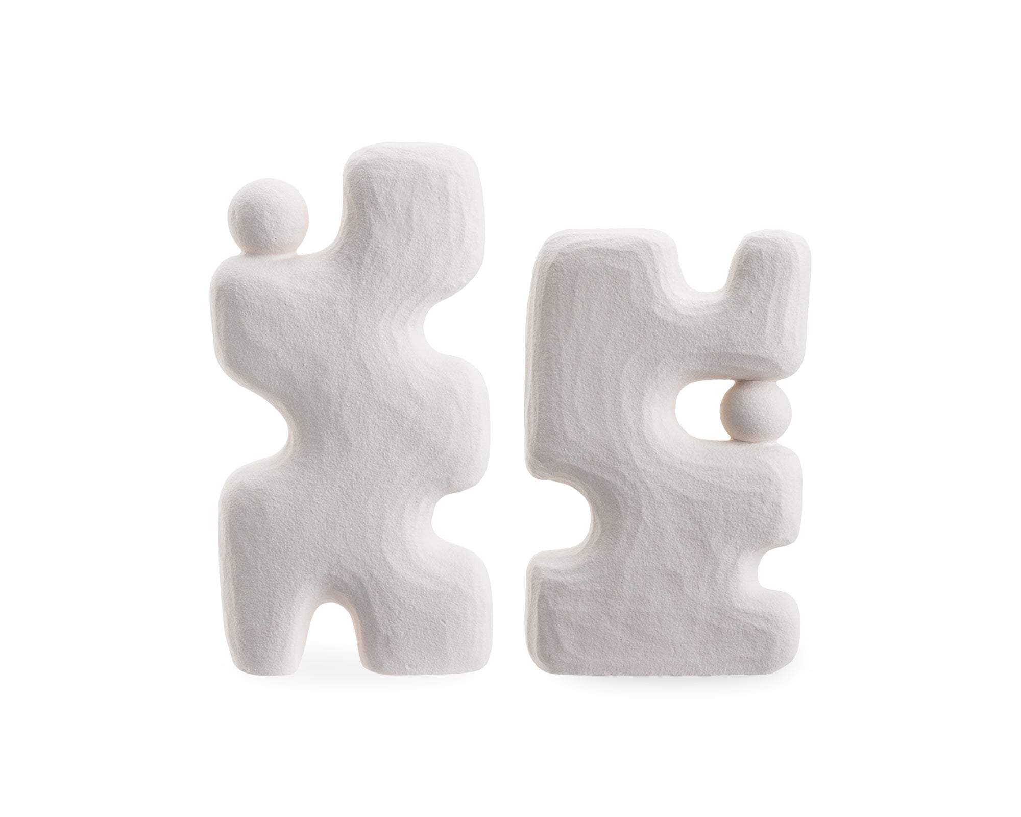Arion Ceramic Sculpture - White