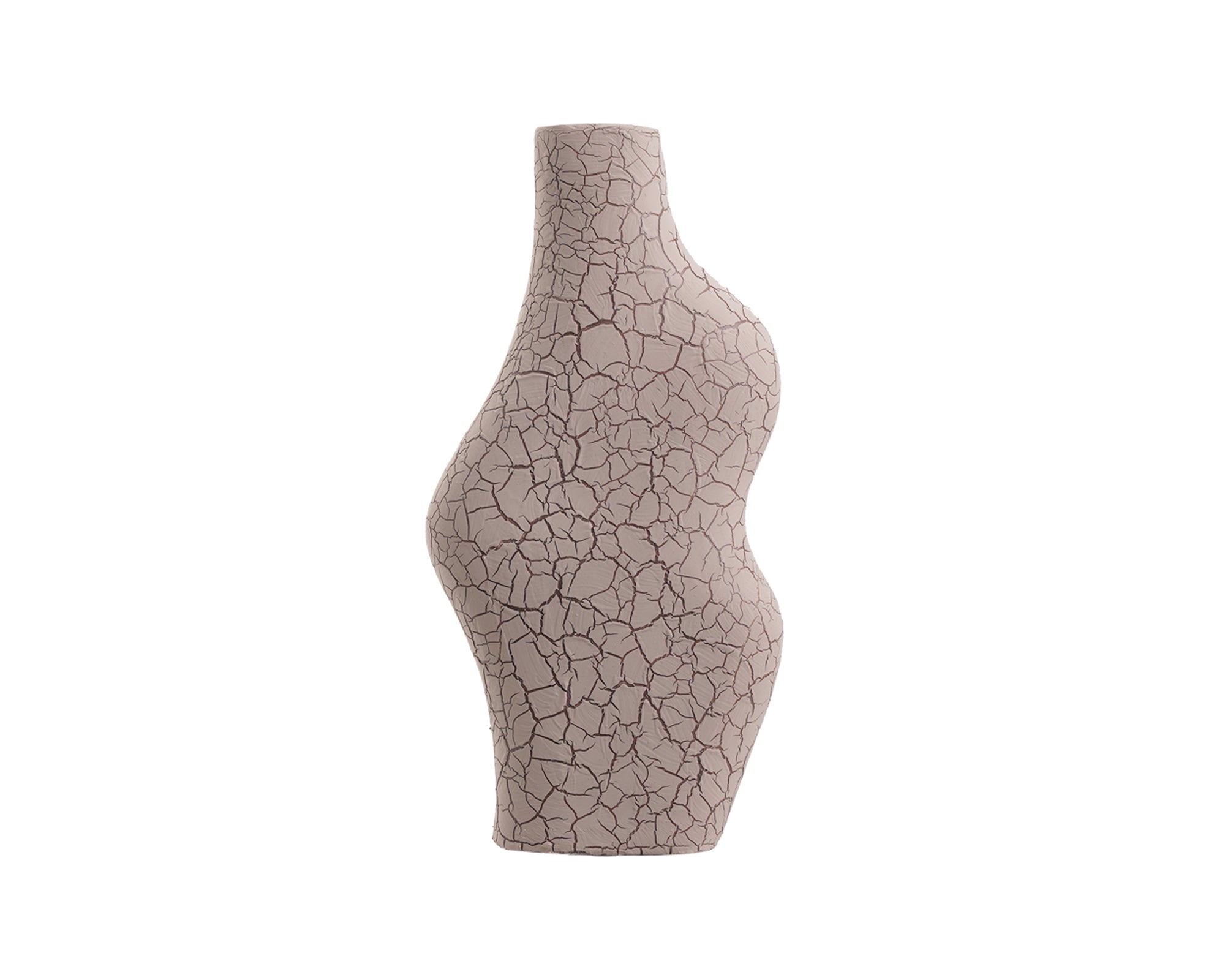 Marni Ceramic Vase Large - Taupe