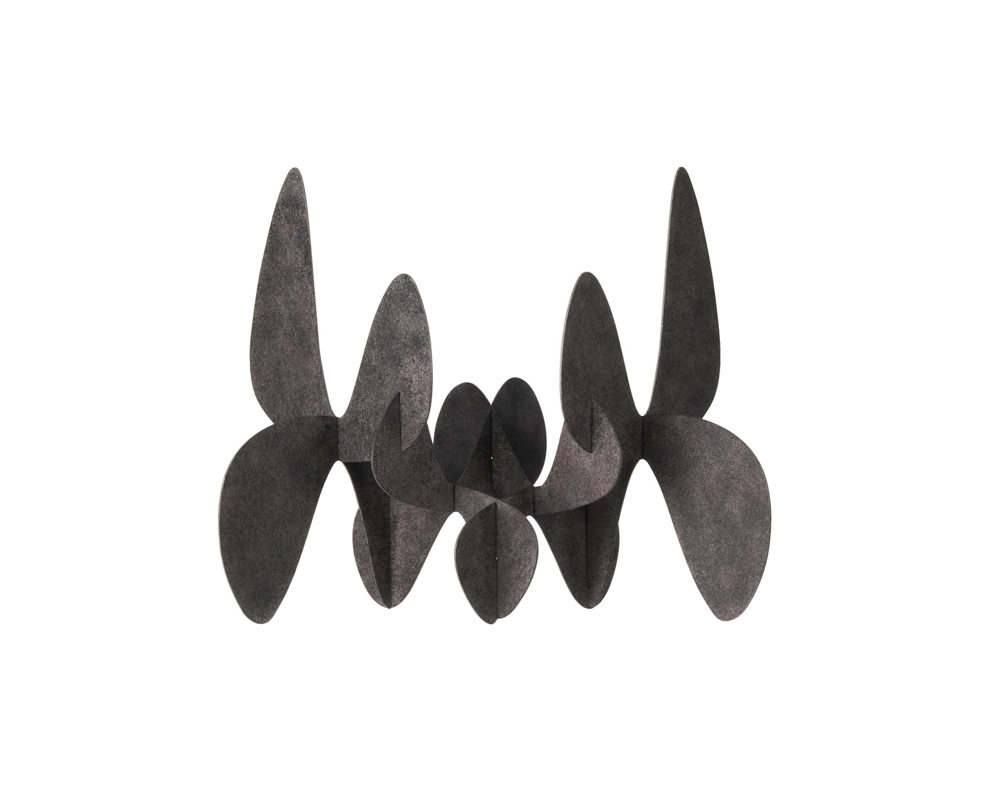 Ashwave Sculpture - Textured Charcoal Surface