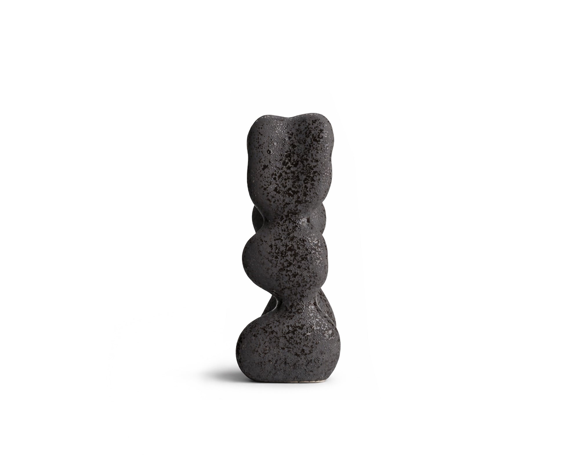 Ravena Small Sculpture - Charcoal Ceramic