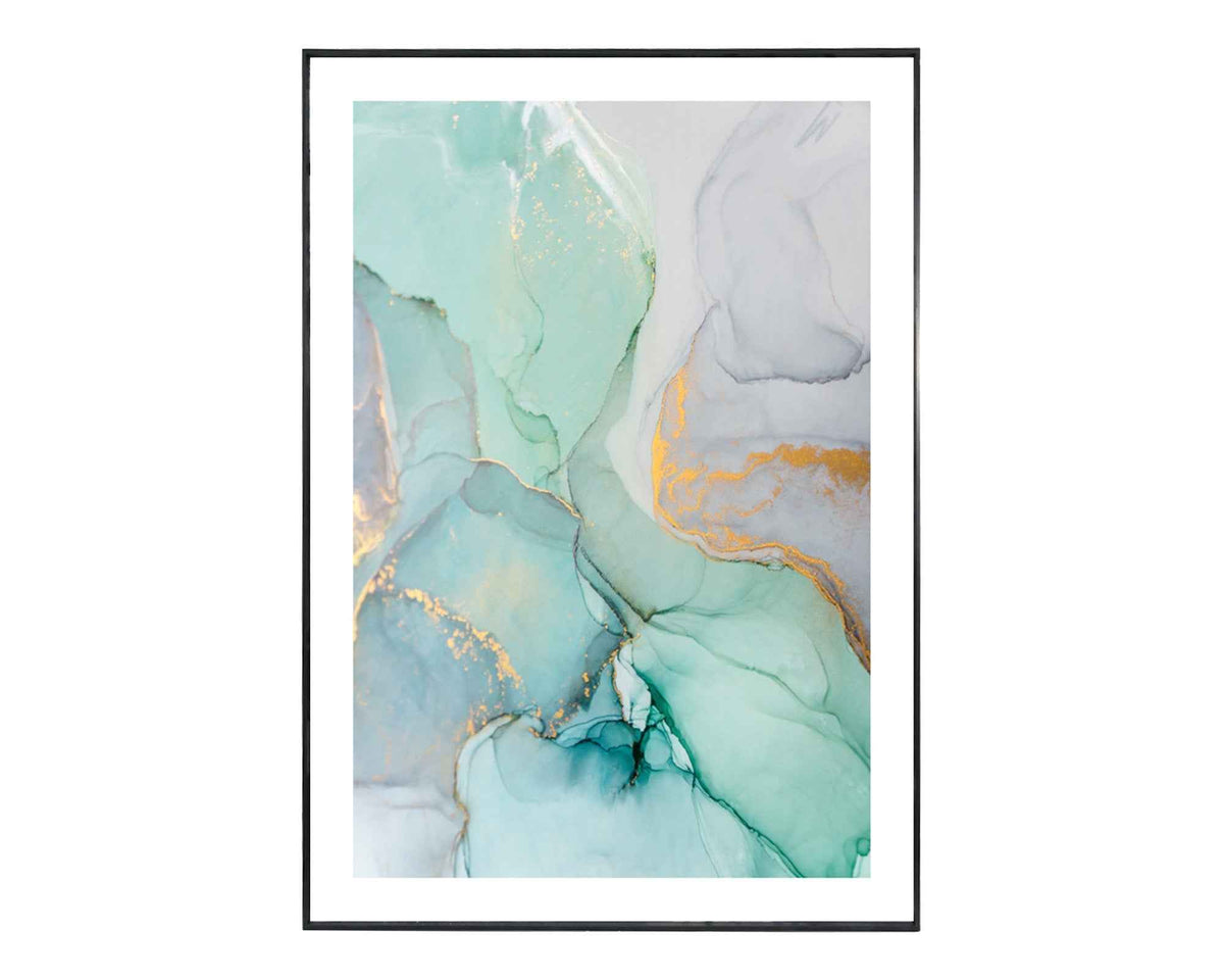 Aqua Vermeil Print - Turquoise