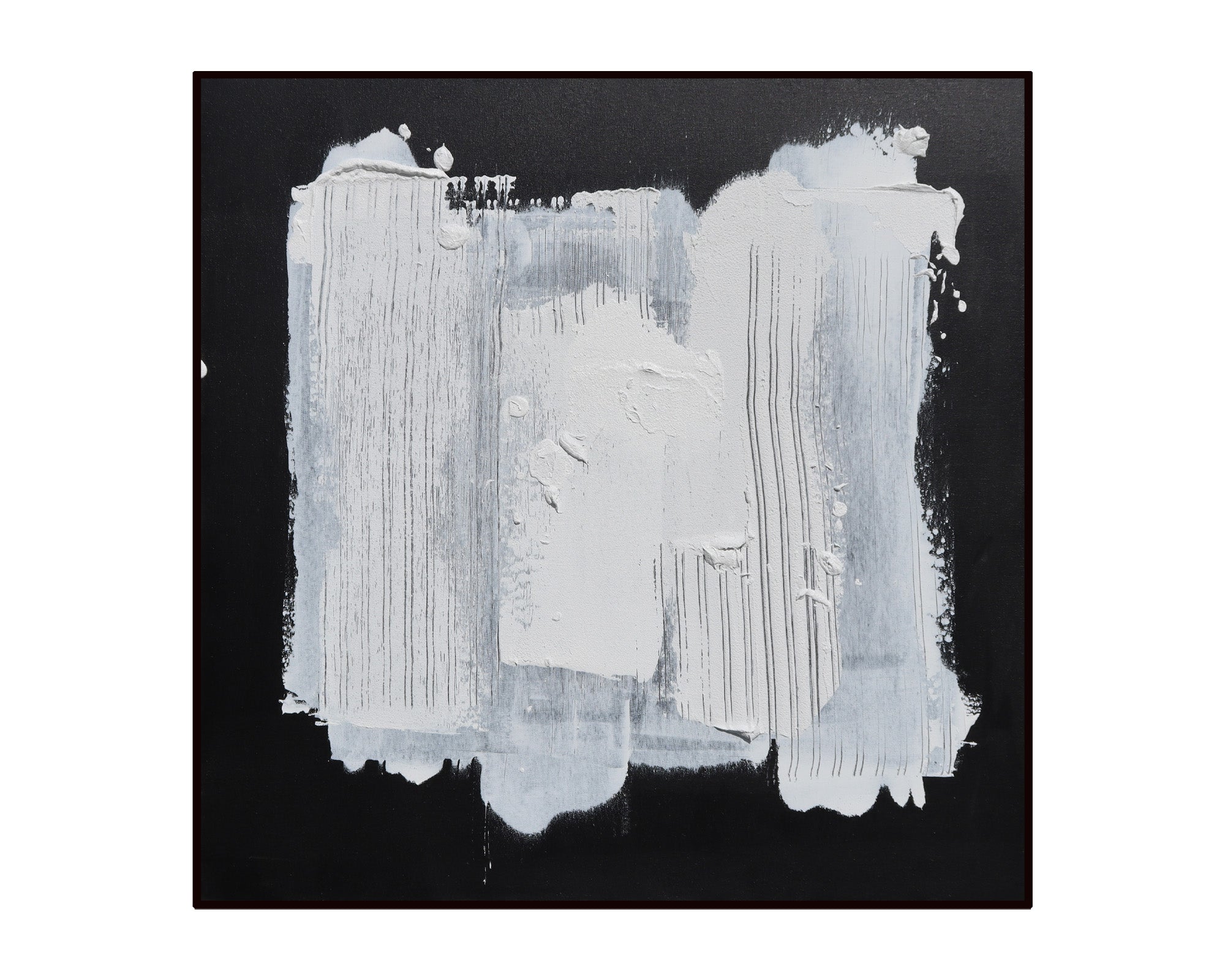 Onyx Oil Painting - Black and White