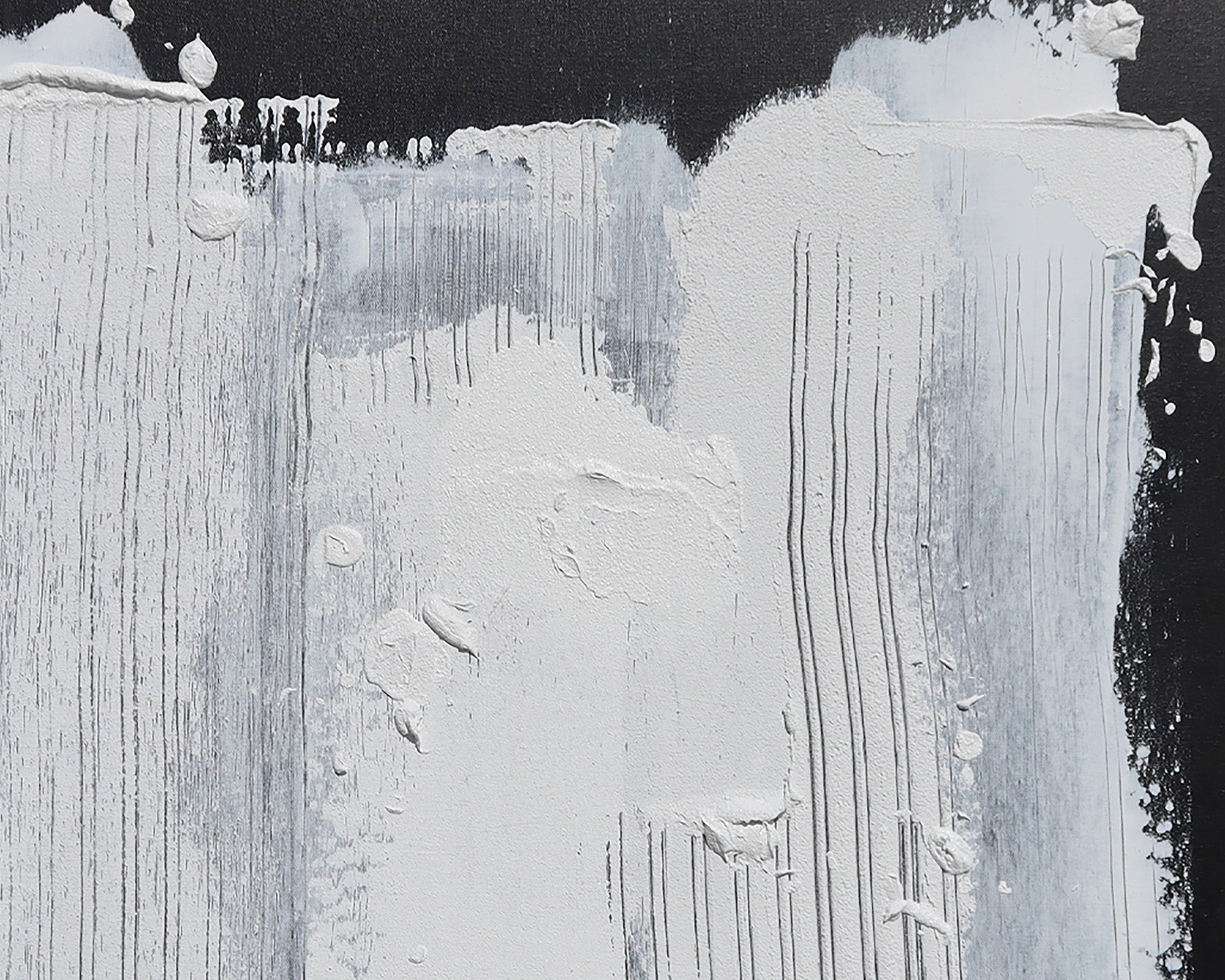 Onyx Oil Painting - Black and White