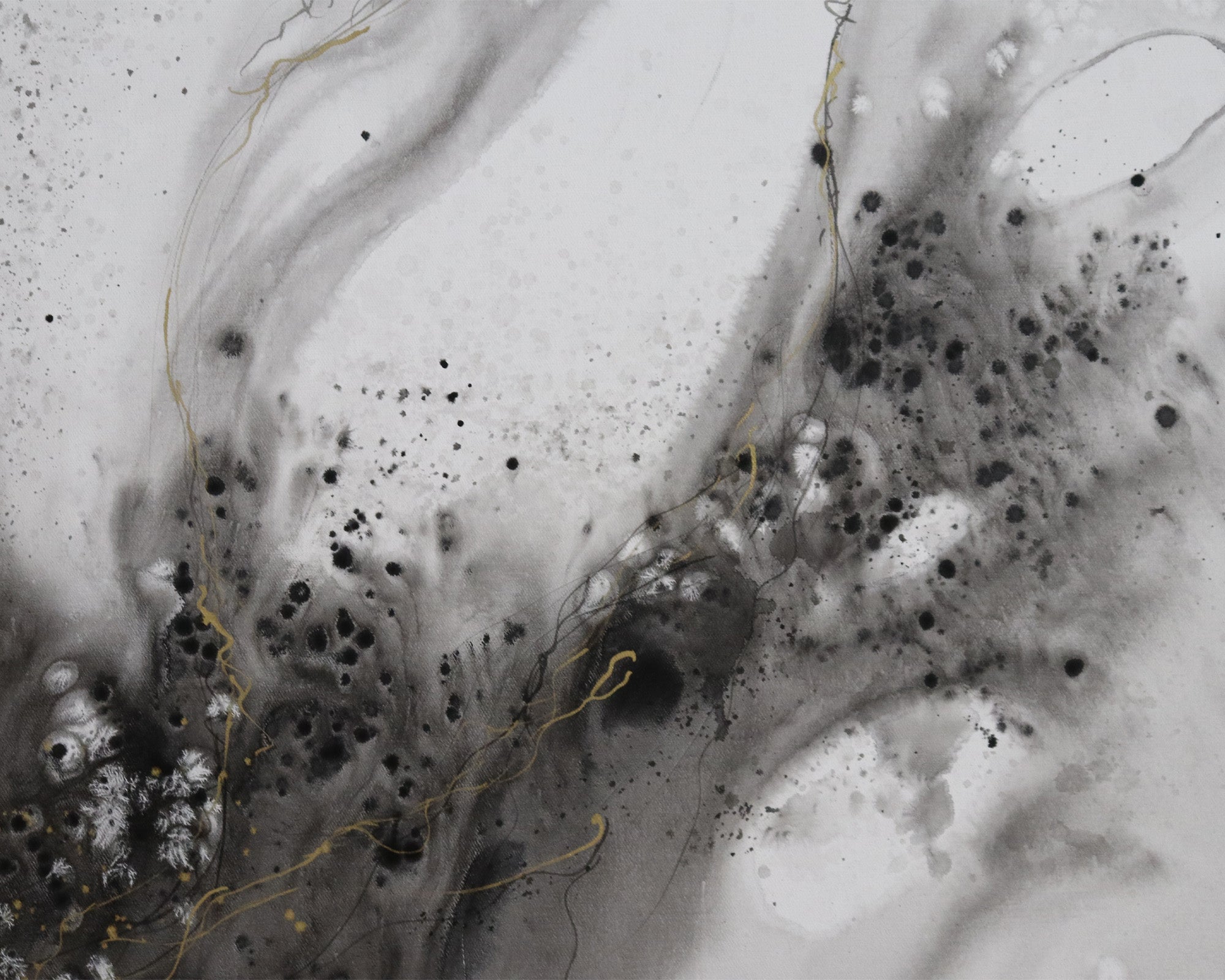 Reid Oil Painting - Black and Grey