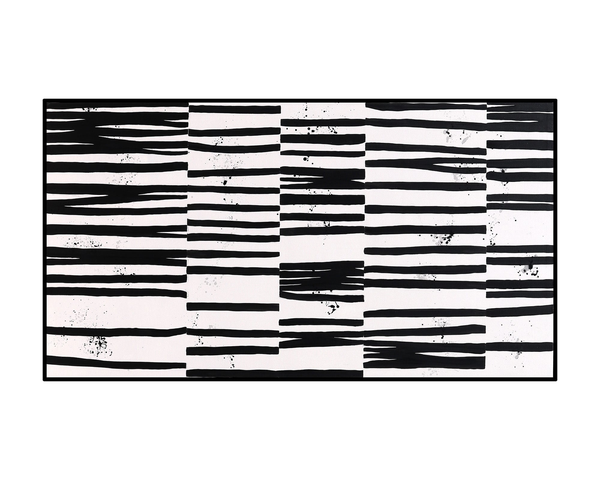 Eidos Oil Painting - Black and White