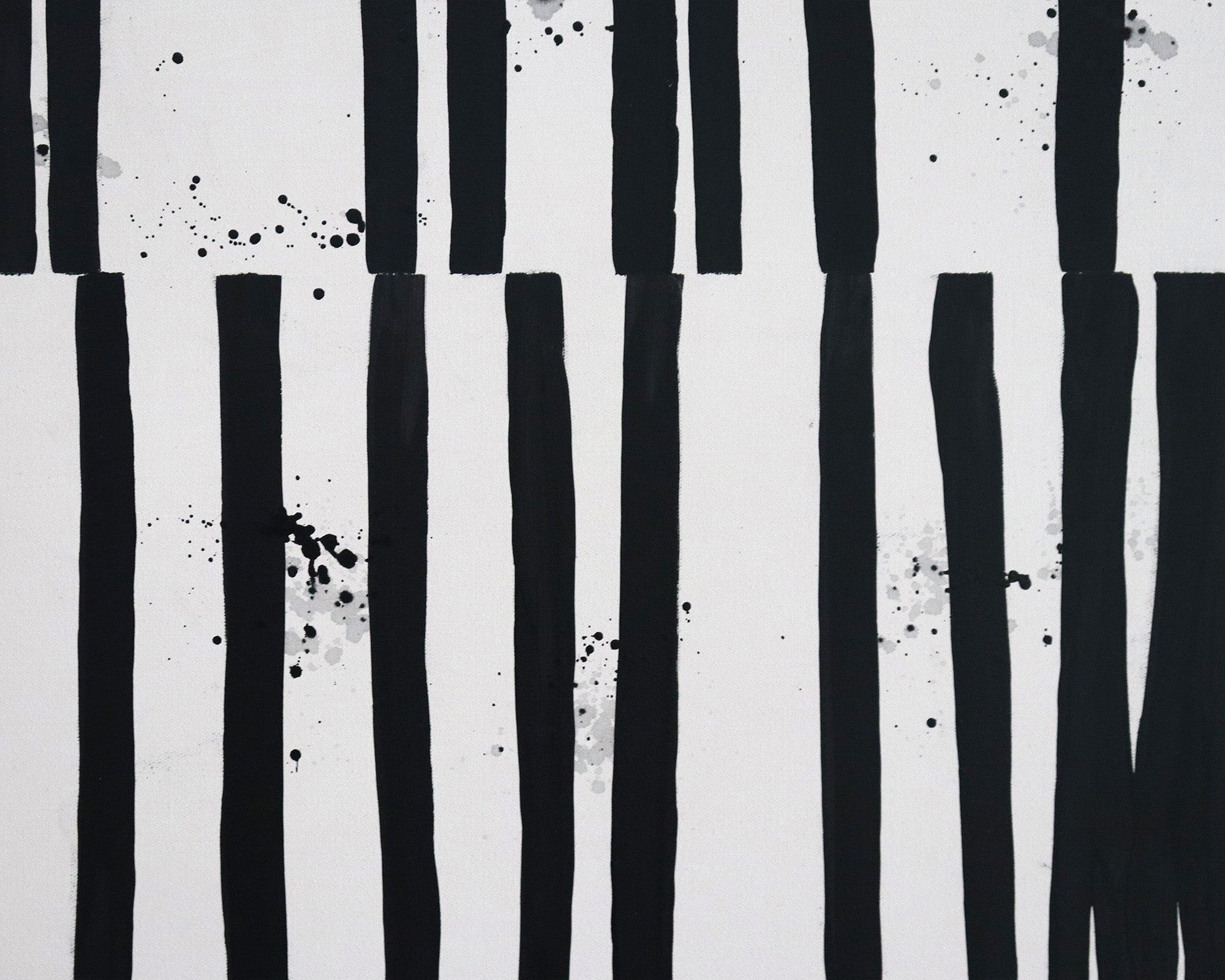 Eidos Oil Painting - Black and White