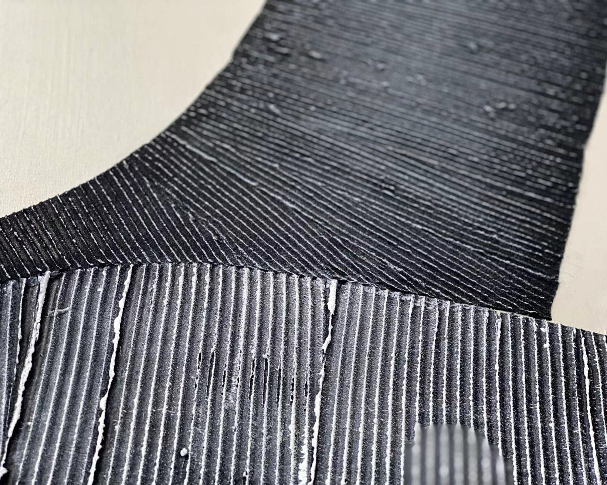 Mind Maze Oil Painting - Grey and Cream