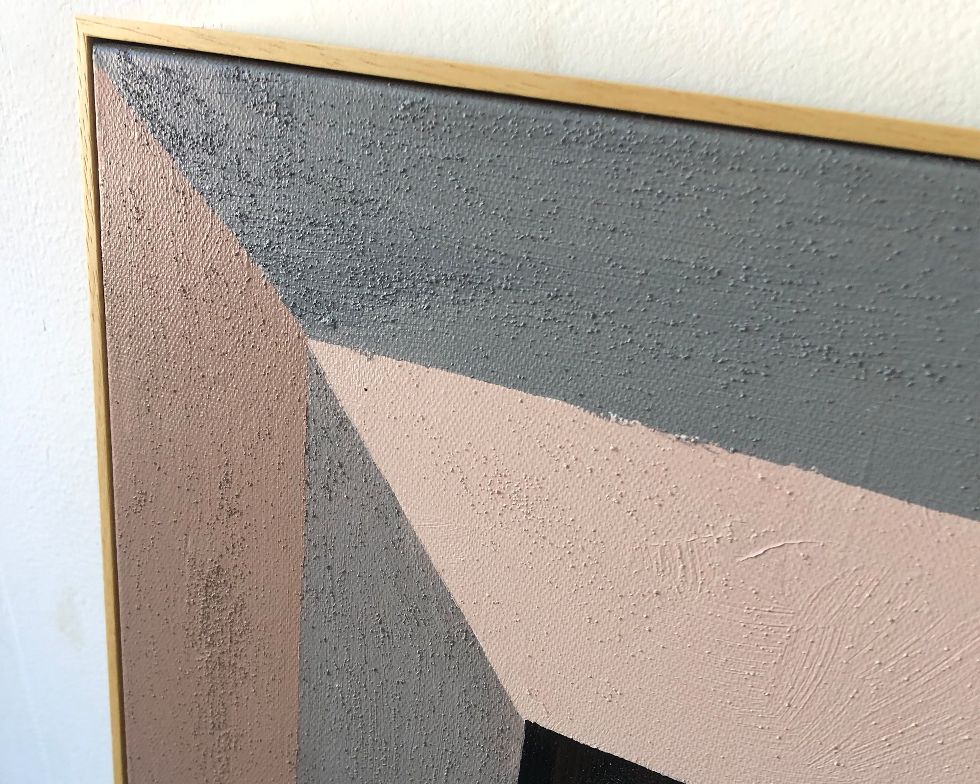 Cipher Oil Painting - Hand Painted/Wood Frame