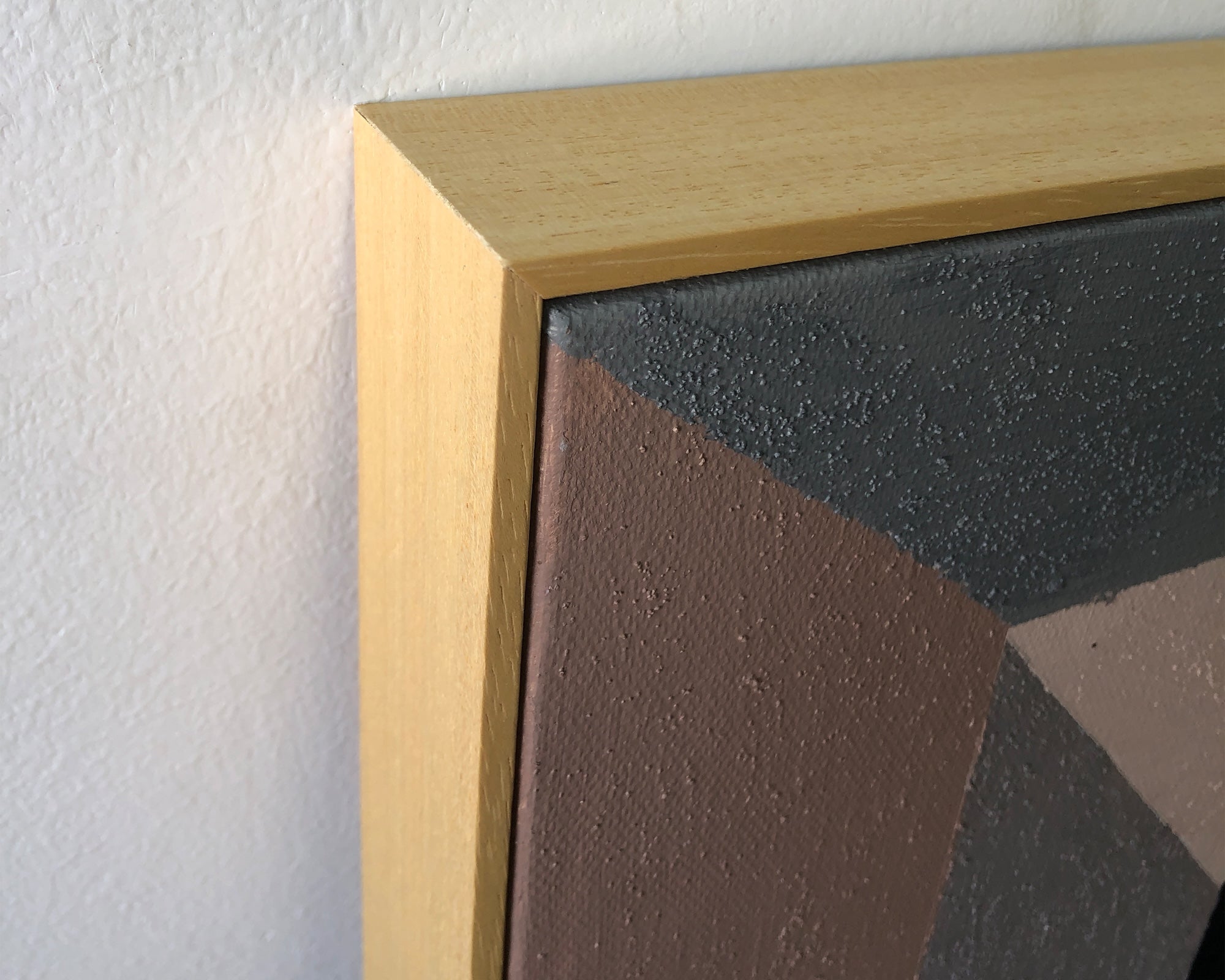 Cipher Oil Painting - Hand Painted/Wood Frame