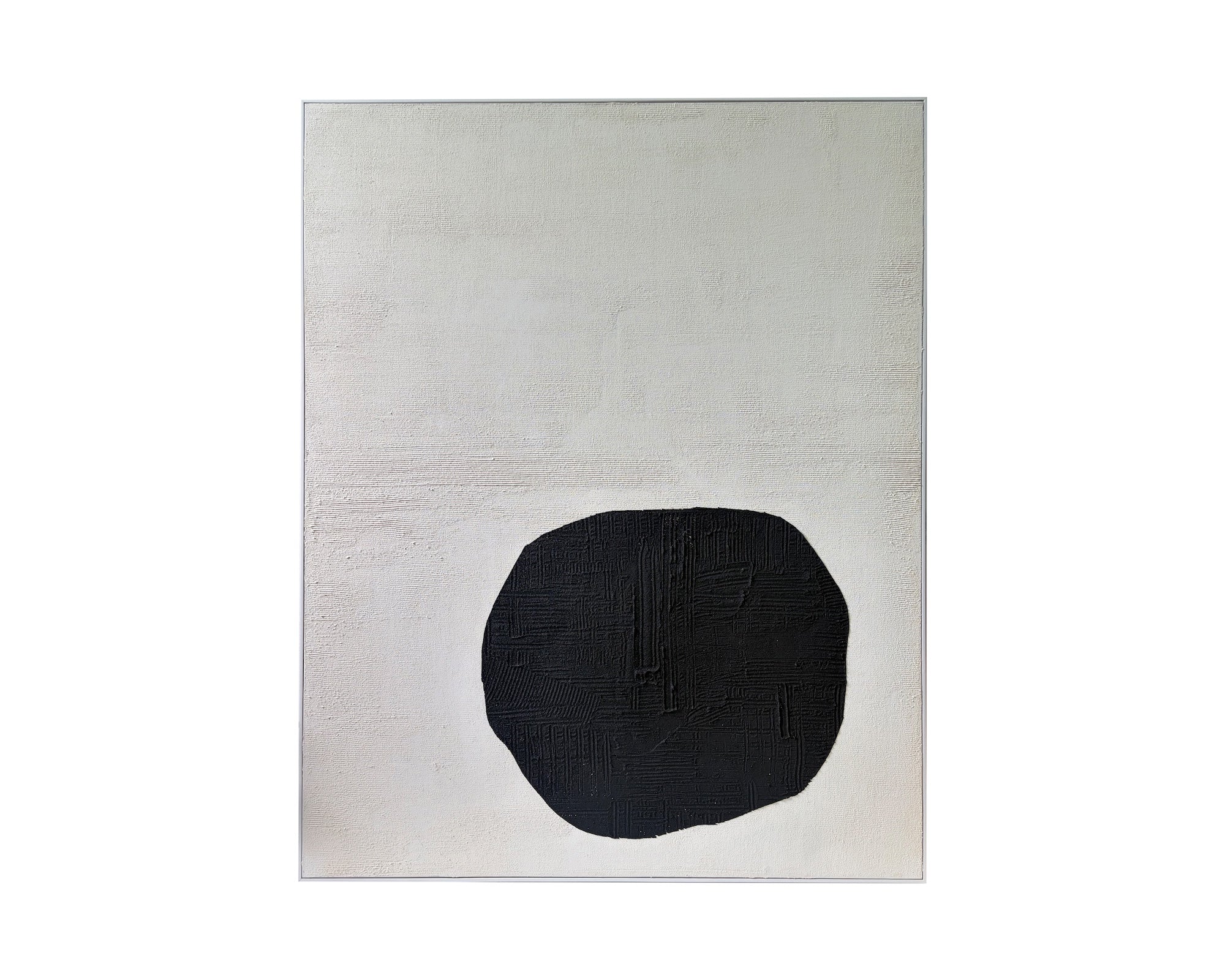 Elysian Oil Painting - Hand Painted/White Wood Frame