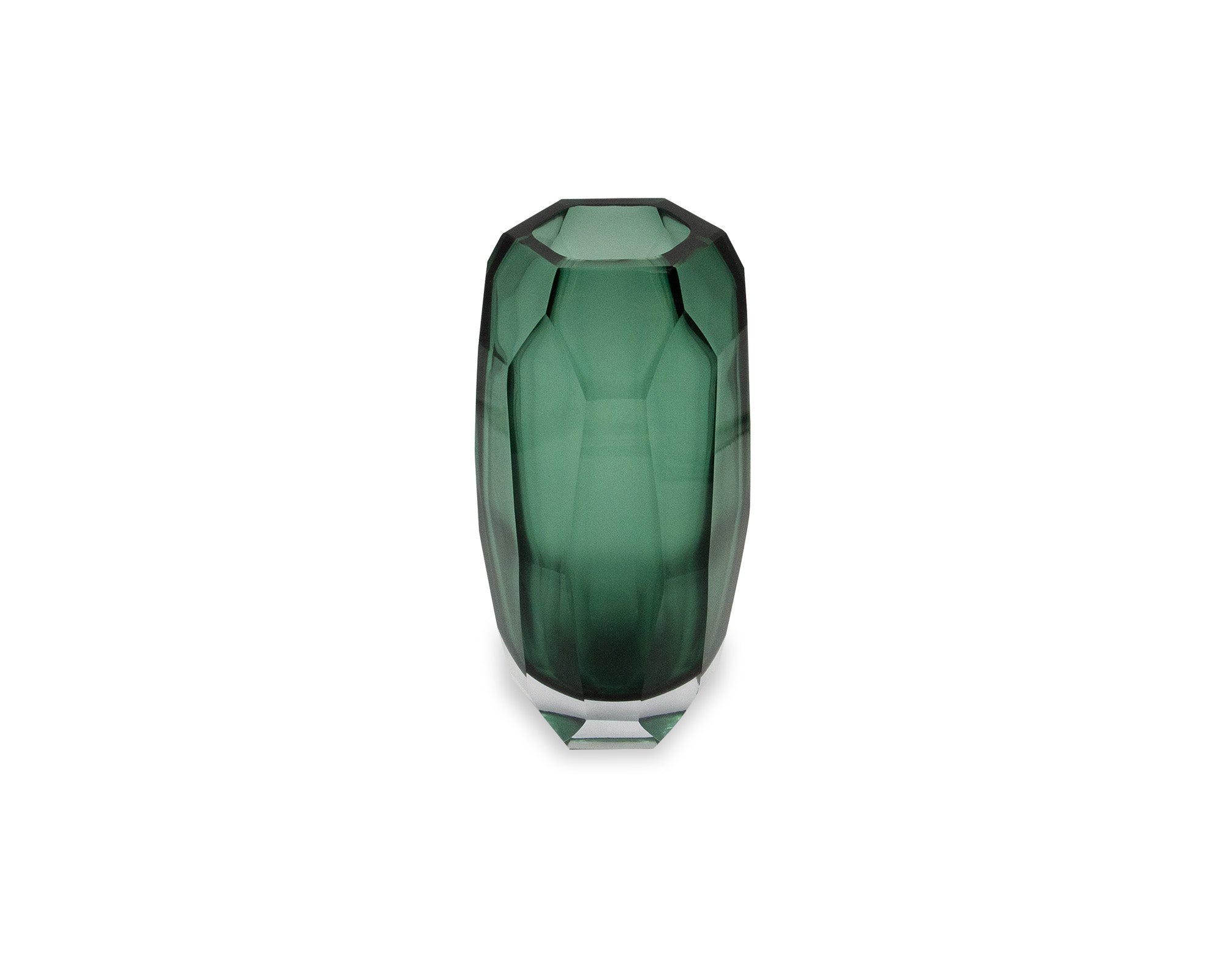 Emerald Vase Small - Green Glass