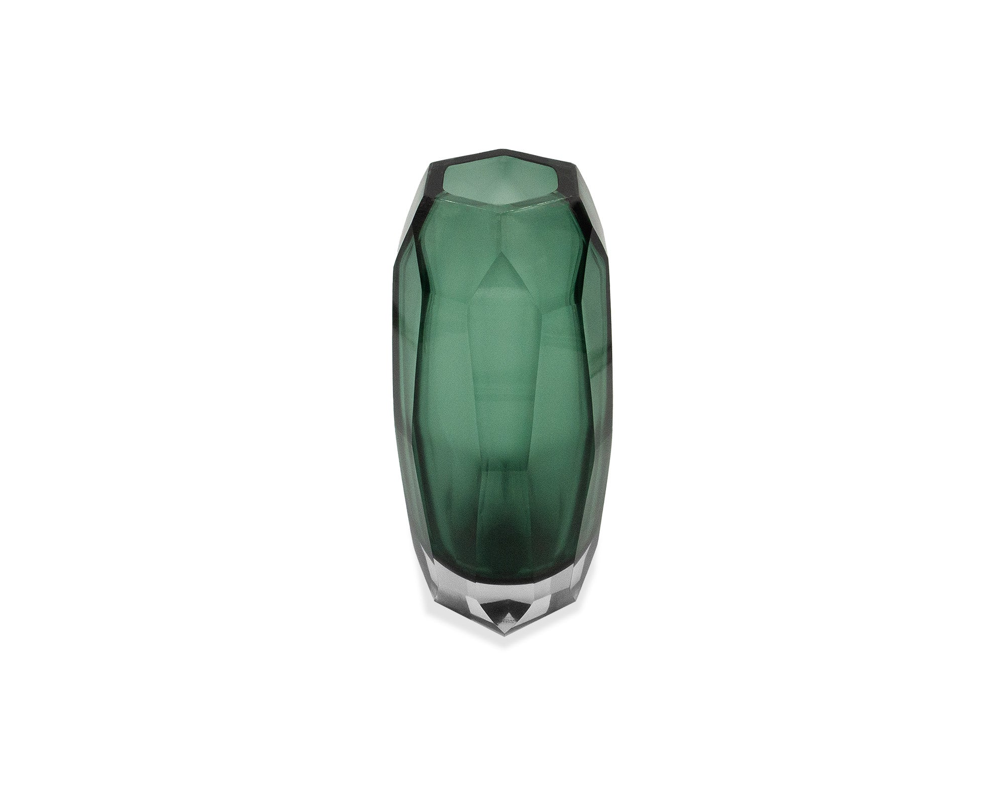 Emerald Vase Small - Green Glass