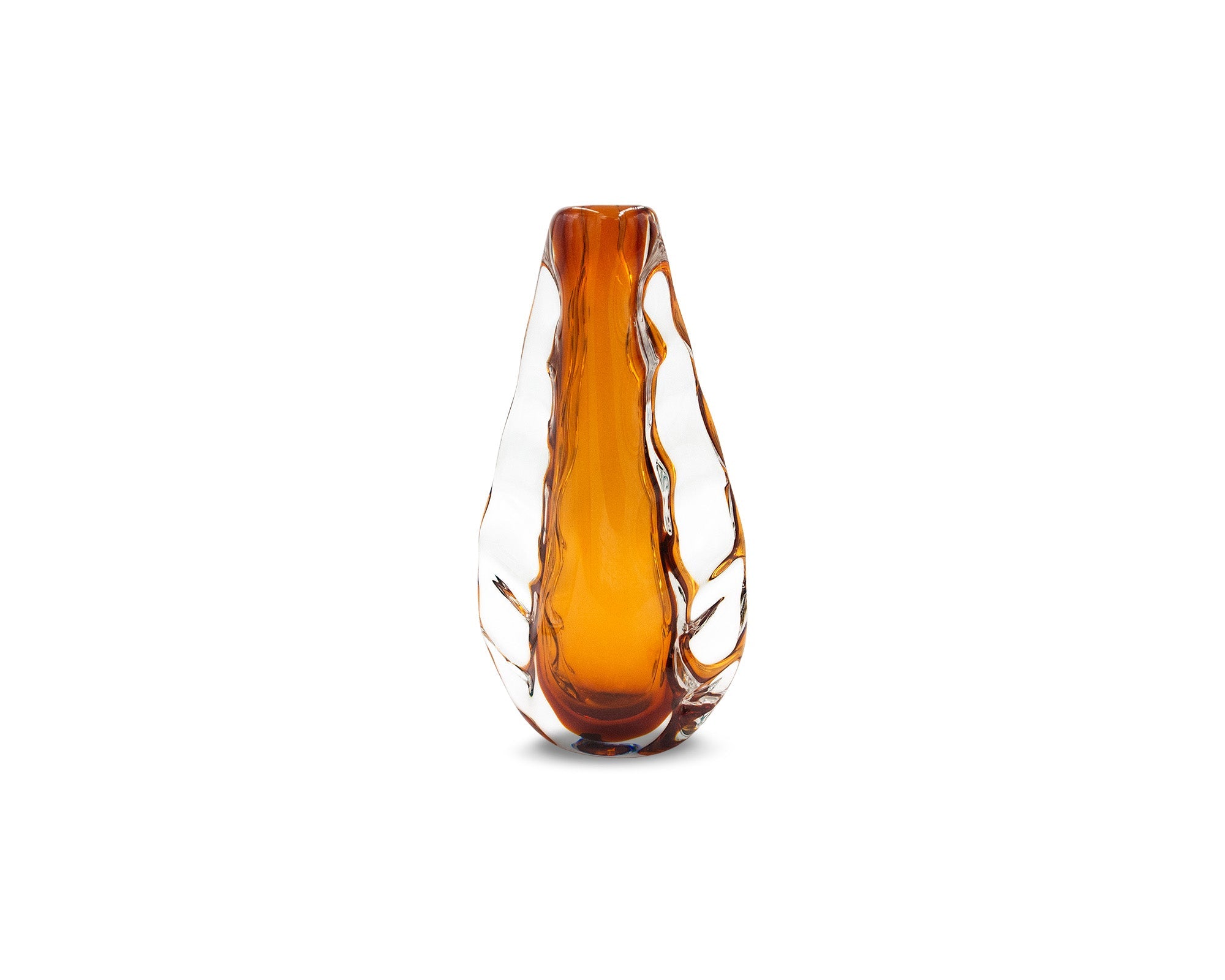 Astell Crystal Amber Vase - Small