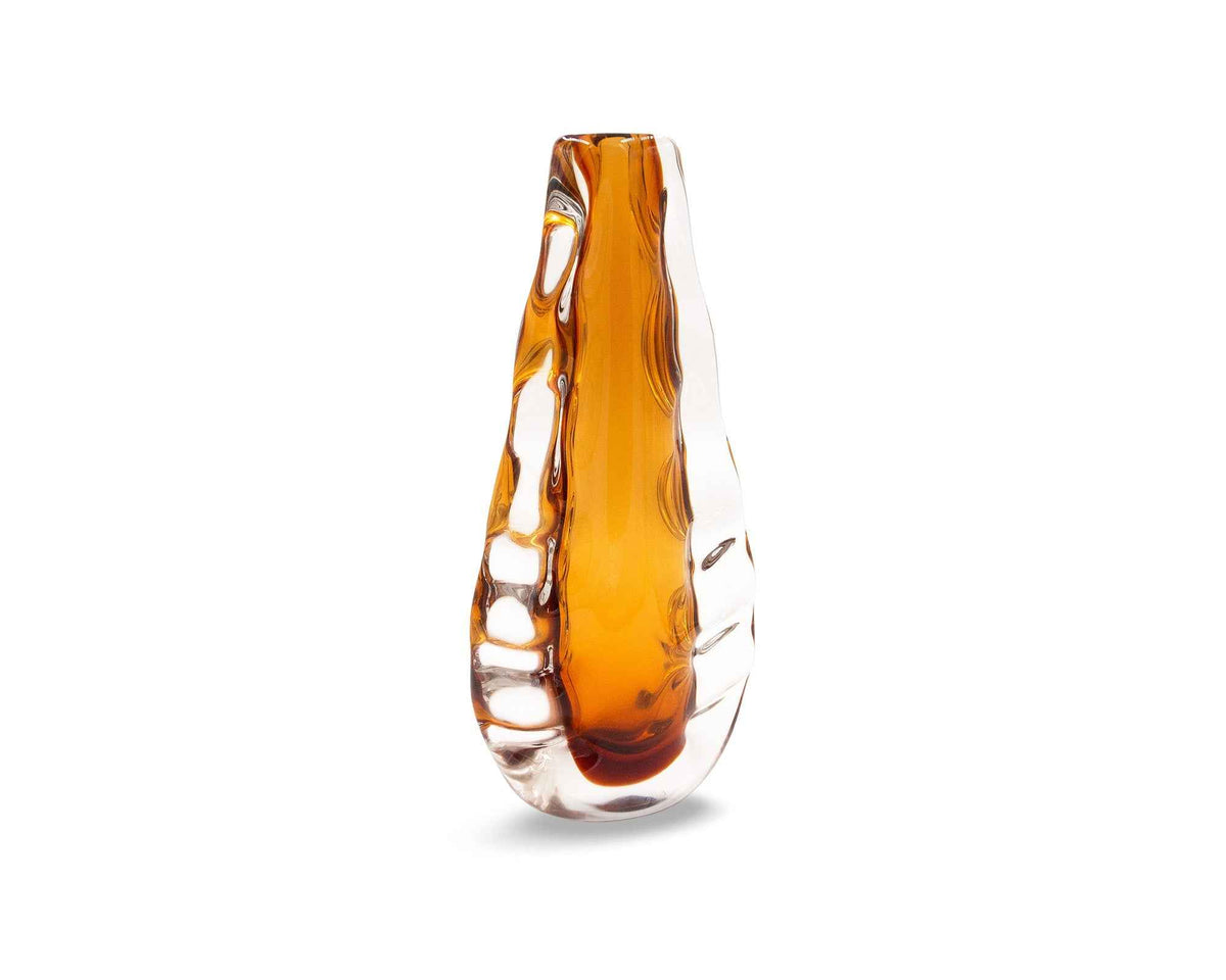 Astell Crystal Amber Vase - Medium