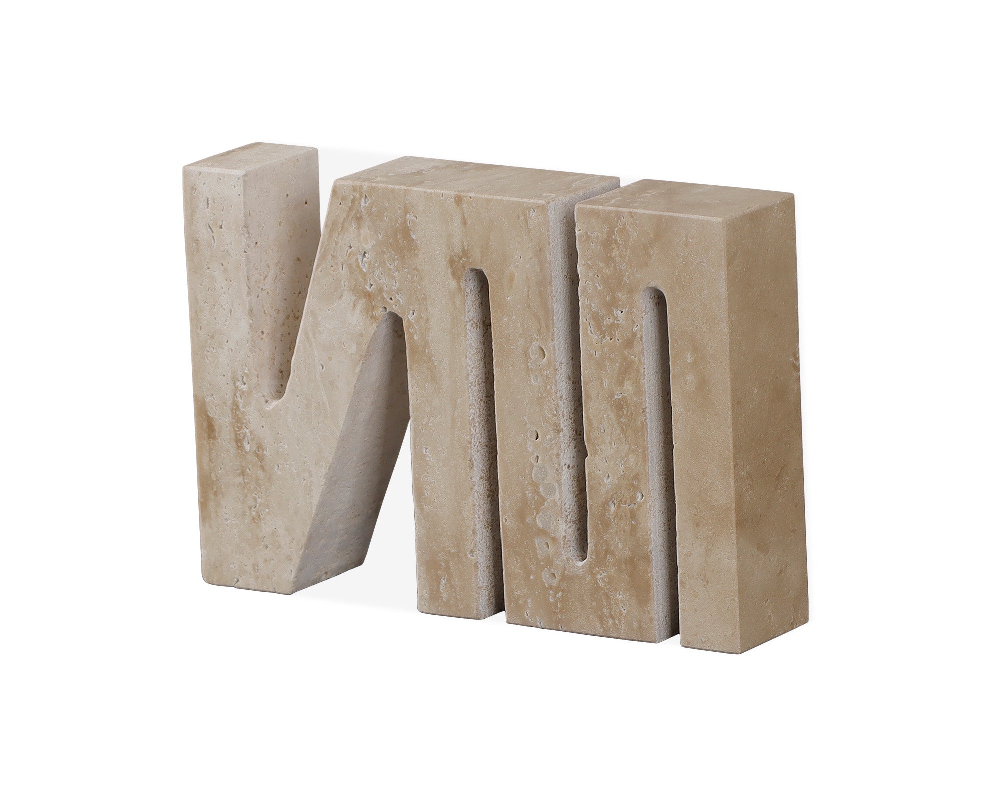 Emanden Sculpture - Beige Marble