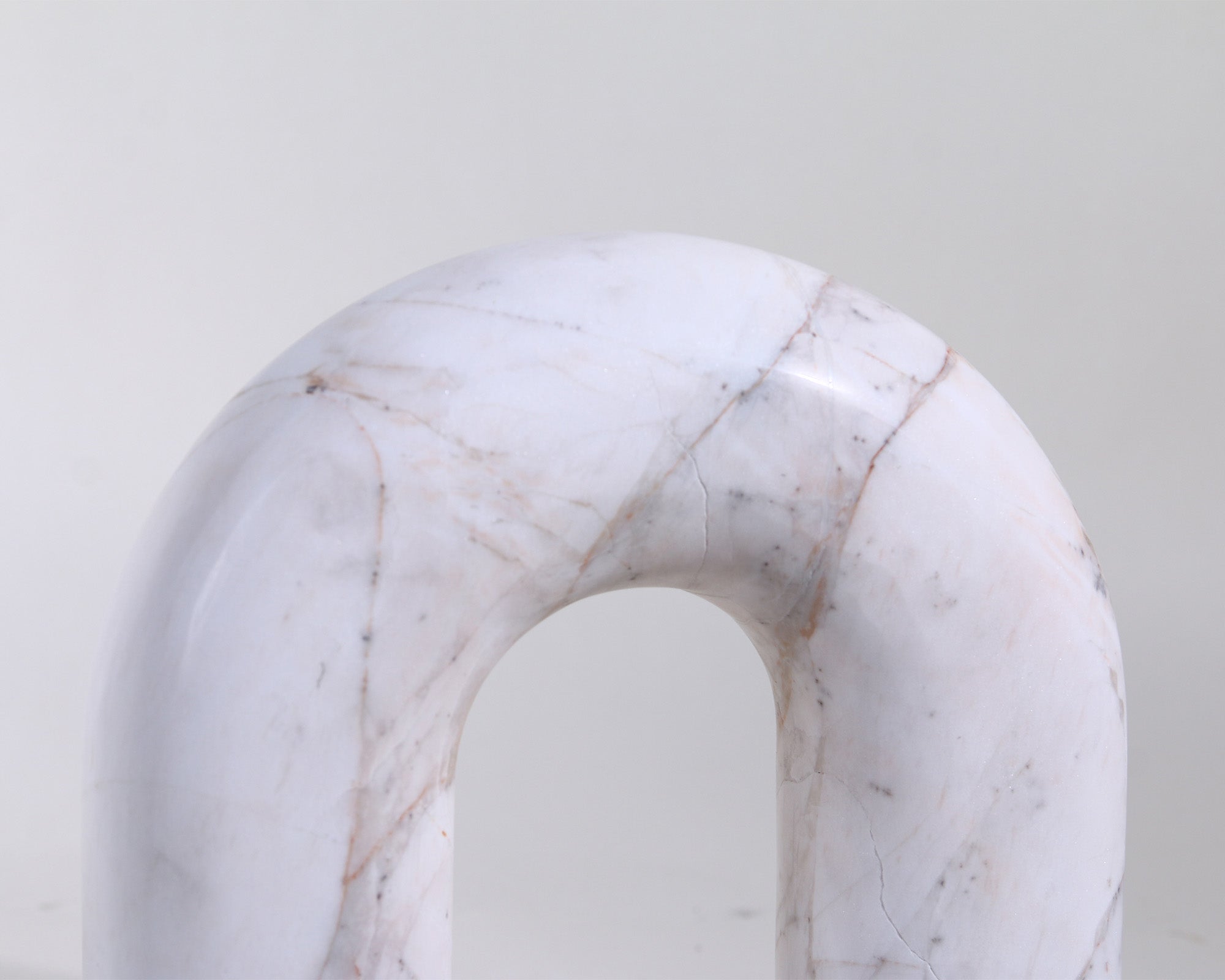 Arc Sculpture - White Marble