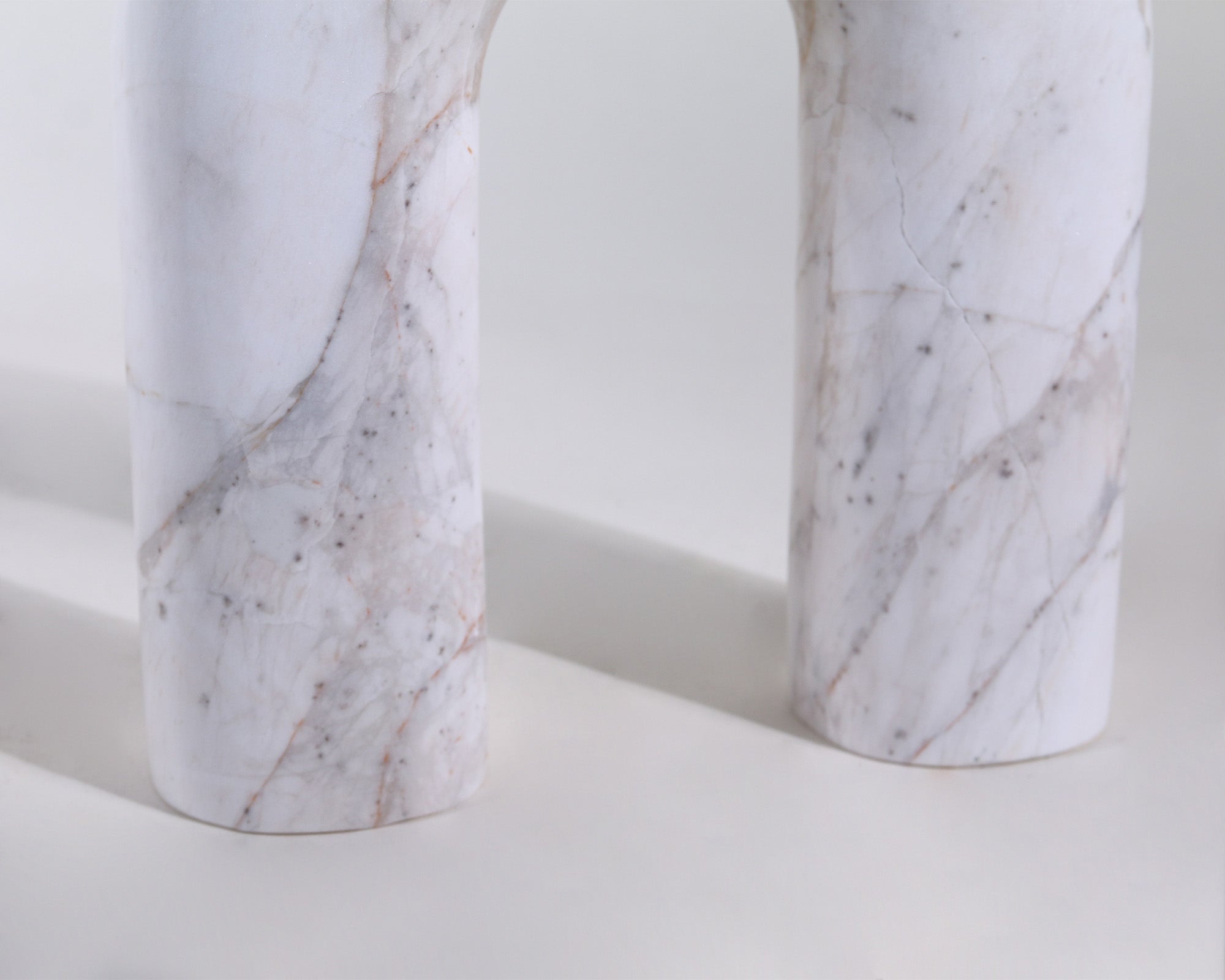 Arc Sculpture - White Marble