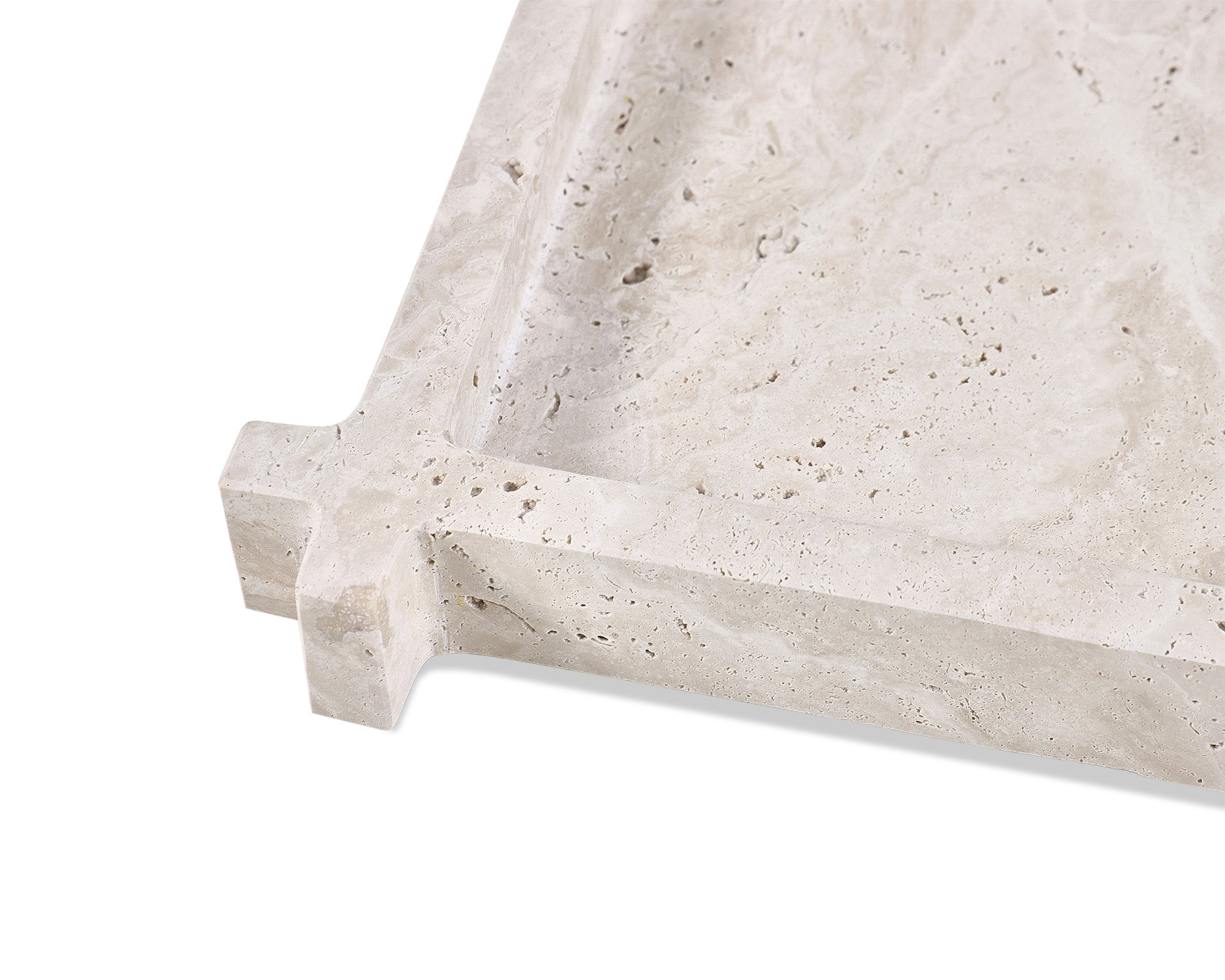Roche Tray - Beige Travertine