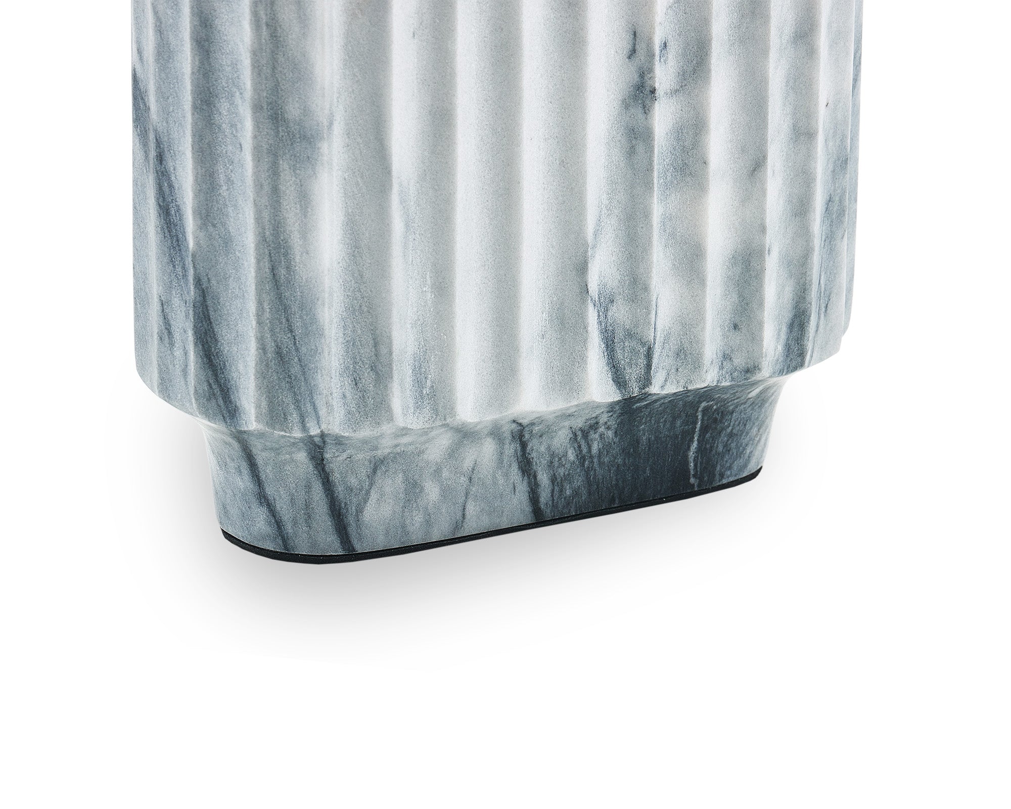 Zeno Vase - Dark Grey Marble