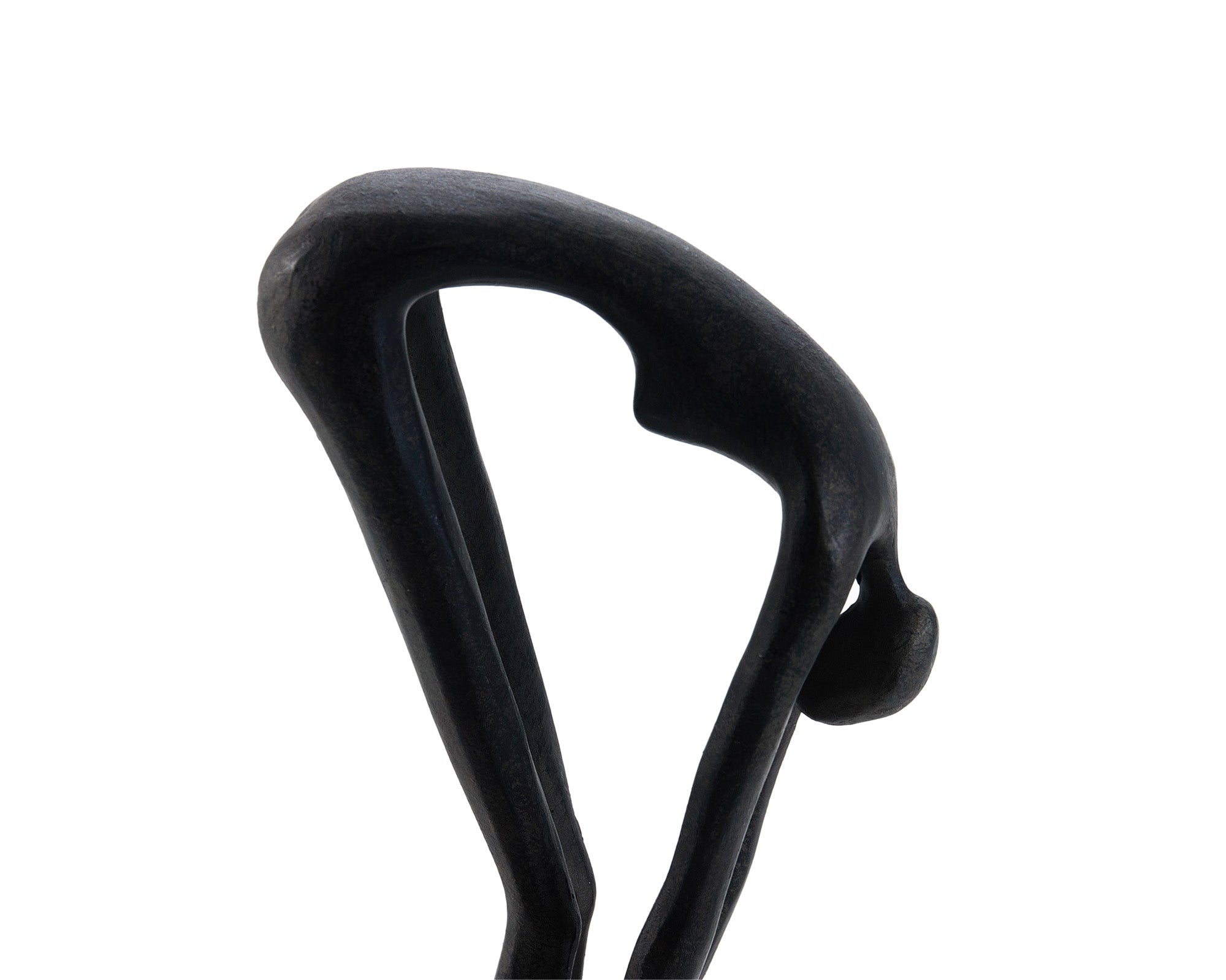 Mauro Sculpture - Black Alloy and Marble