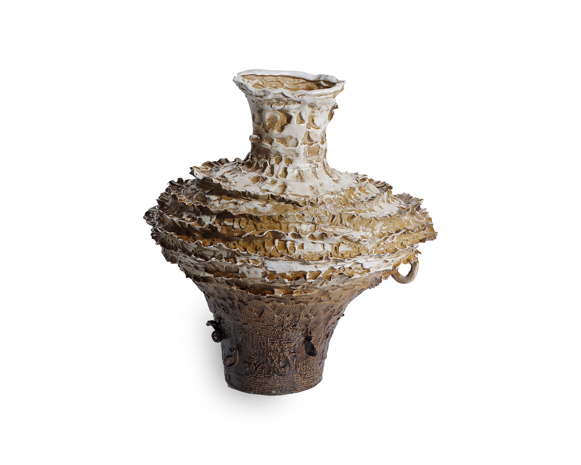 Palmeria Vase - Brown