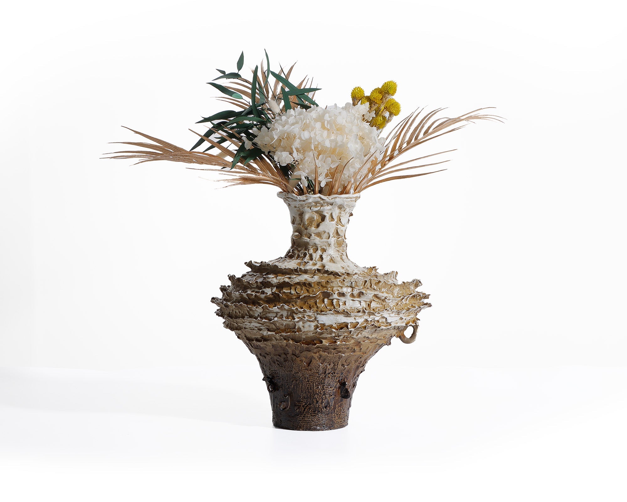 Palmeria Vase - Brown