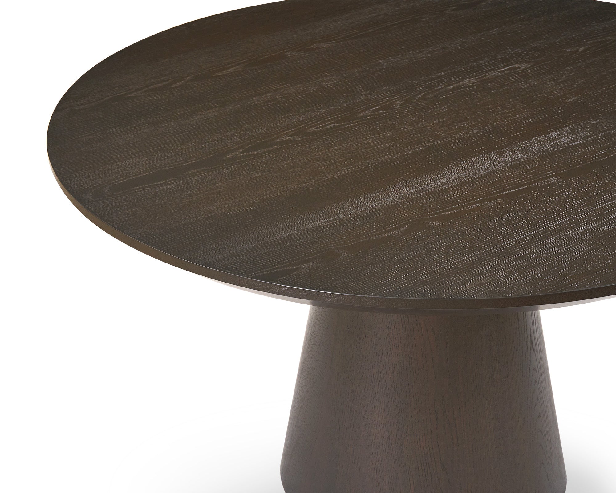 Herzog Dining Table - Dark Grey Oak