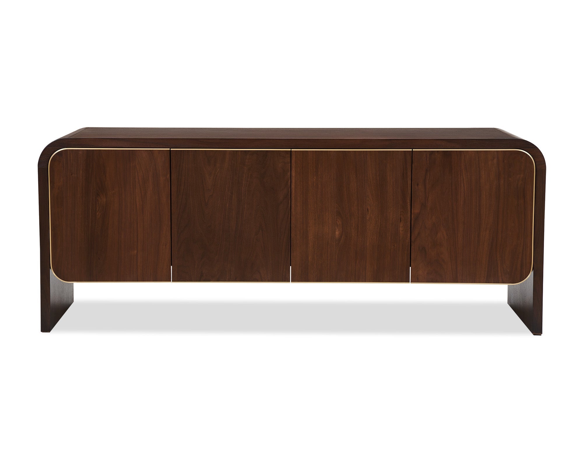 Walter Sideboard - Natural Walnut & Brass