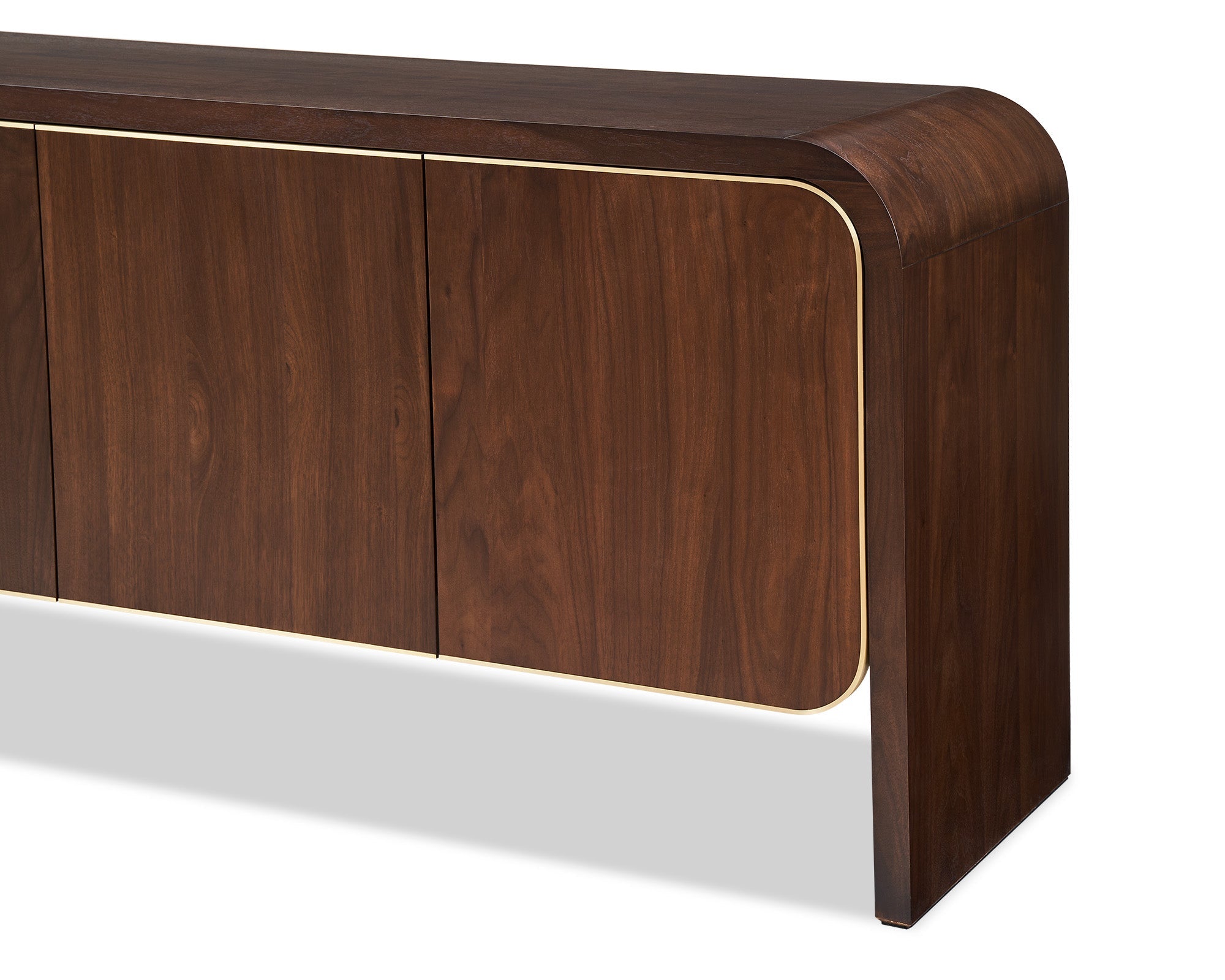 Walter Sideboard - Natural Walnut & Brass