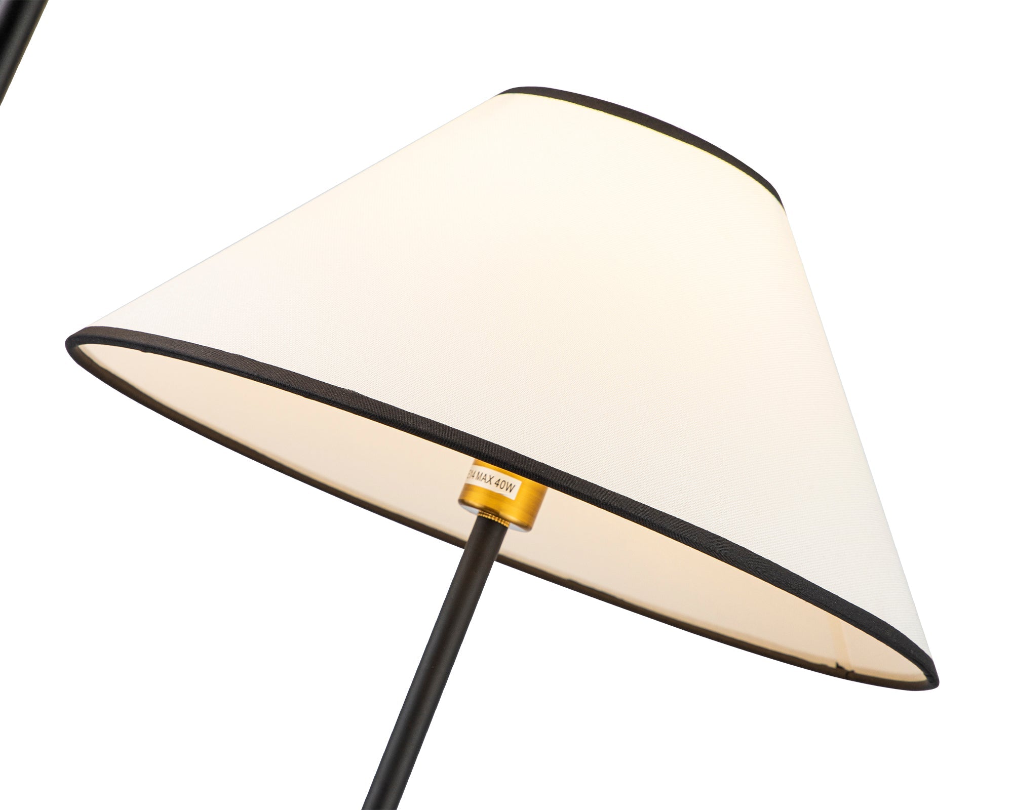 Langless Floor Lamp - Matt Black Metal