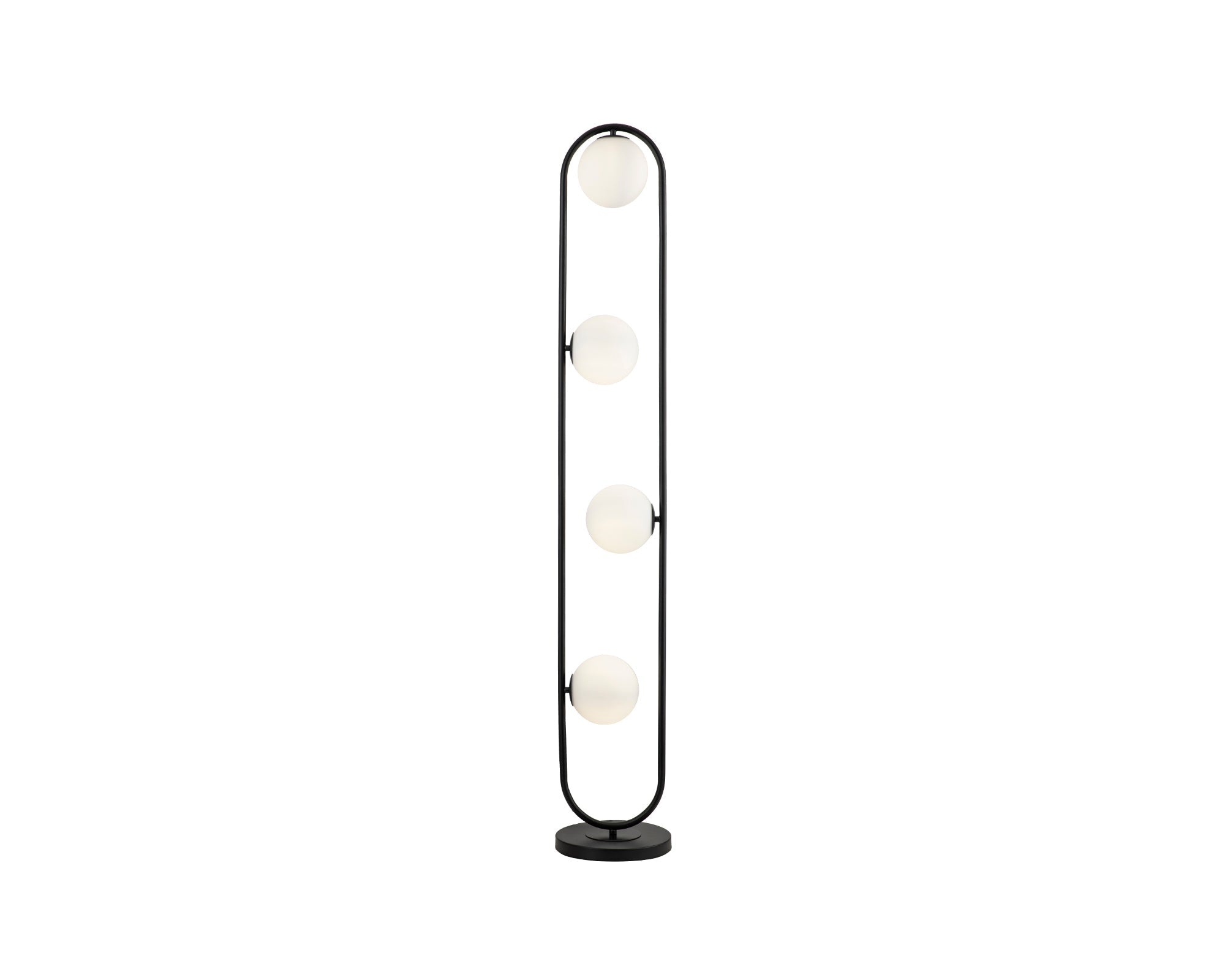 Luca Black Floor Lamp - Matt Black