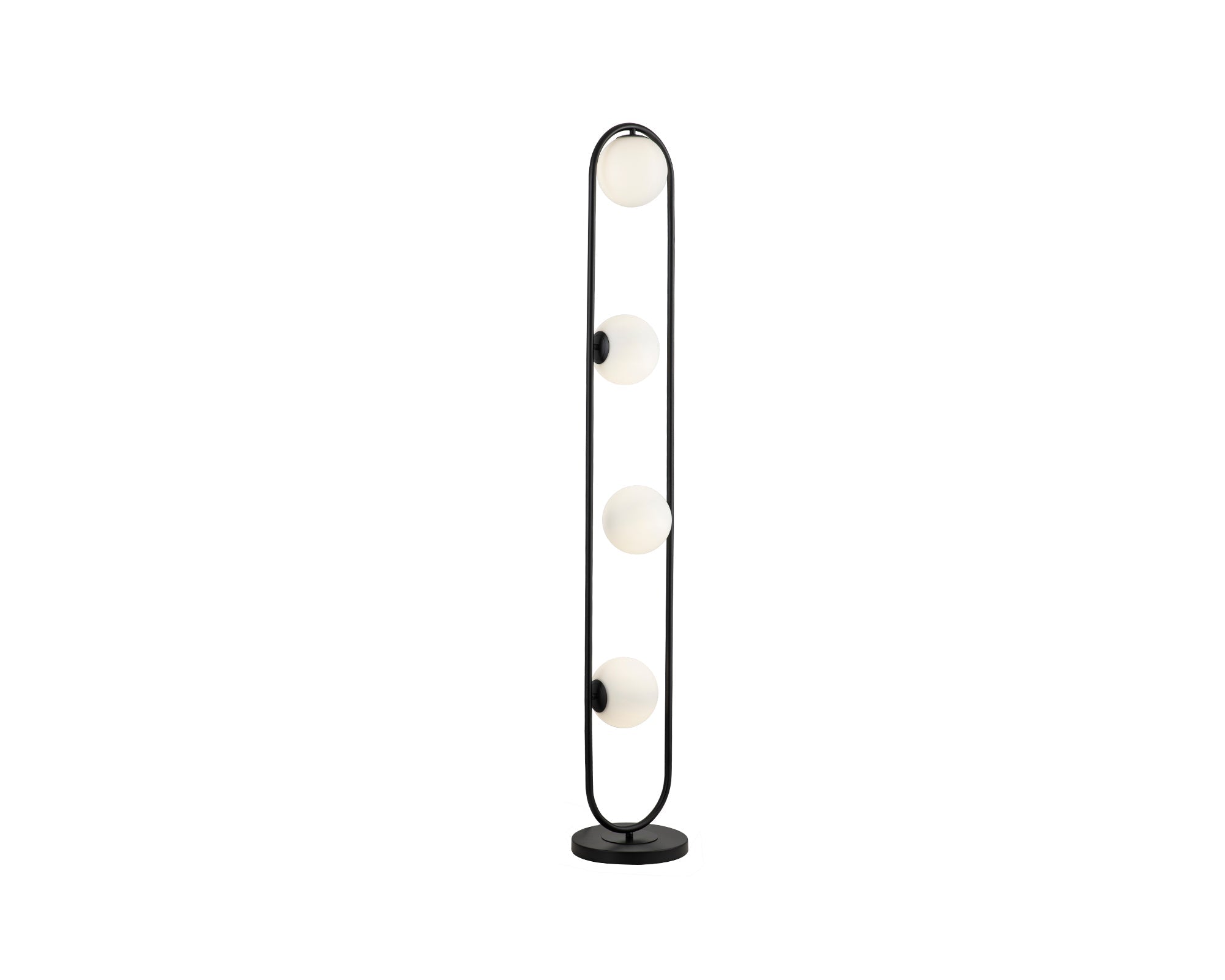 Luca Black Floor Lamp - Matt Black