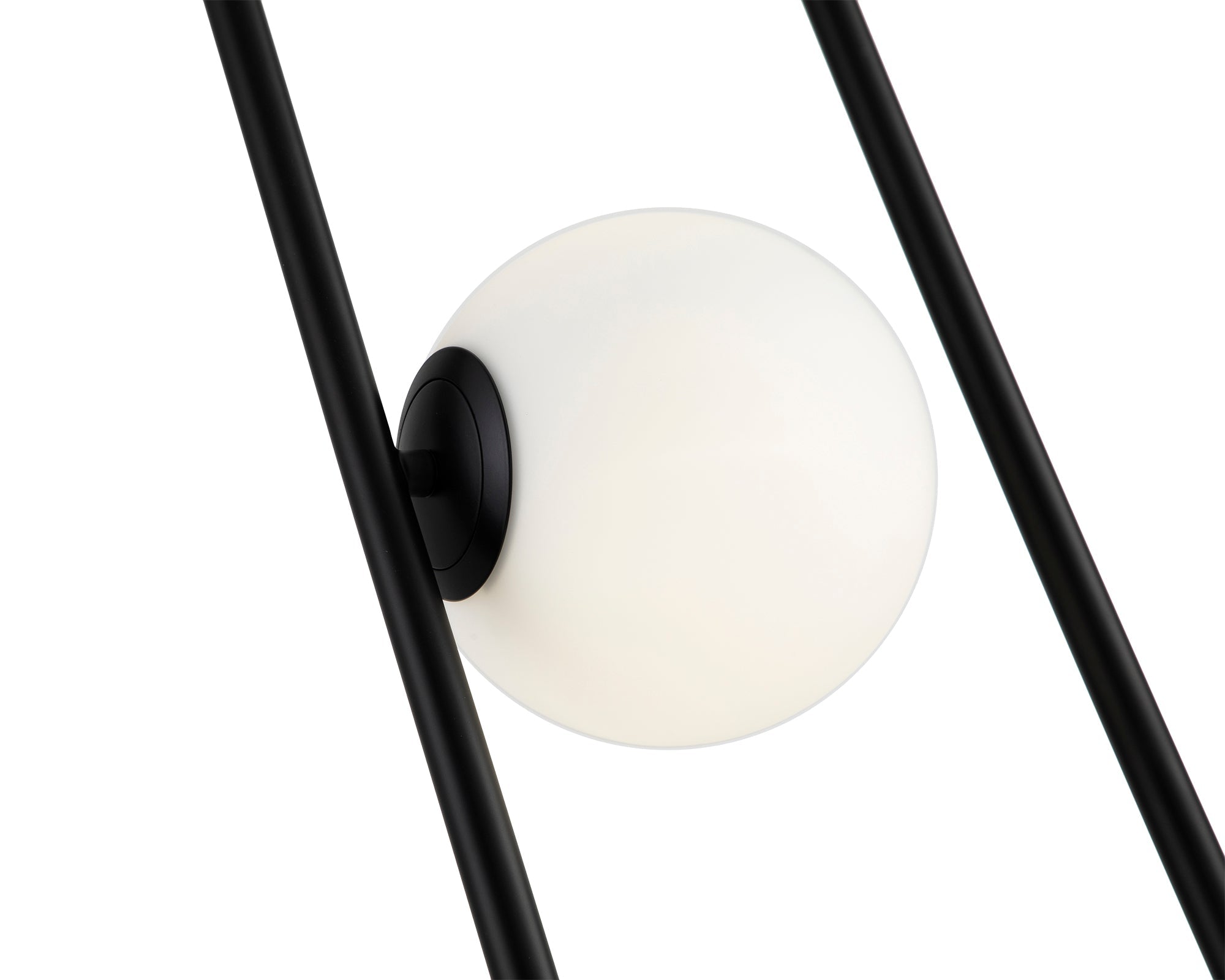Luca Black Floor Lamp - Matt Black