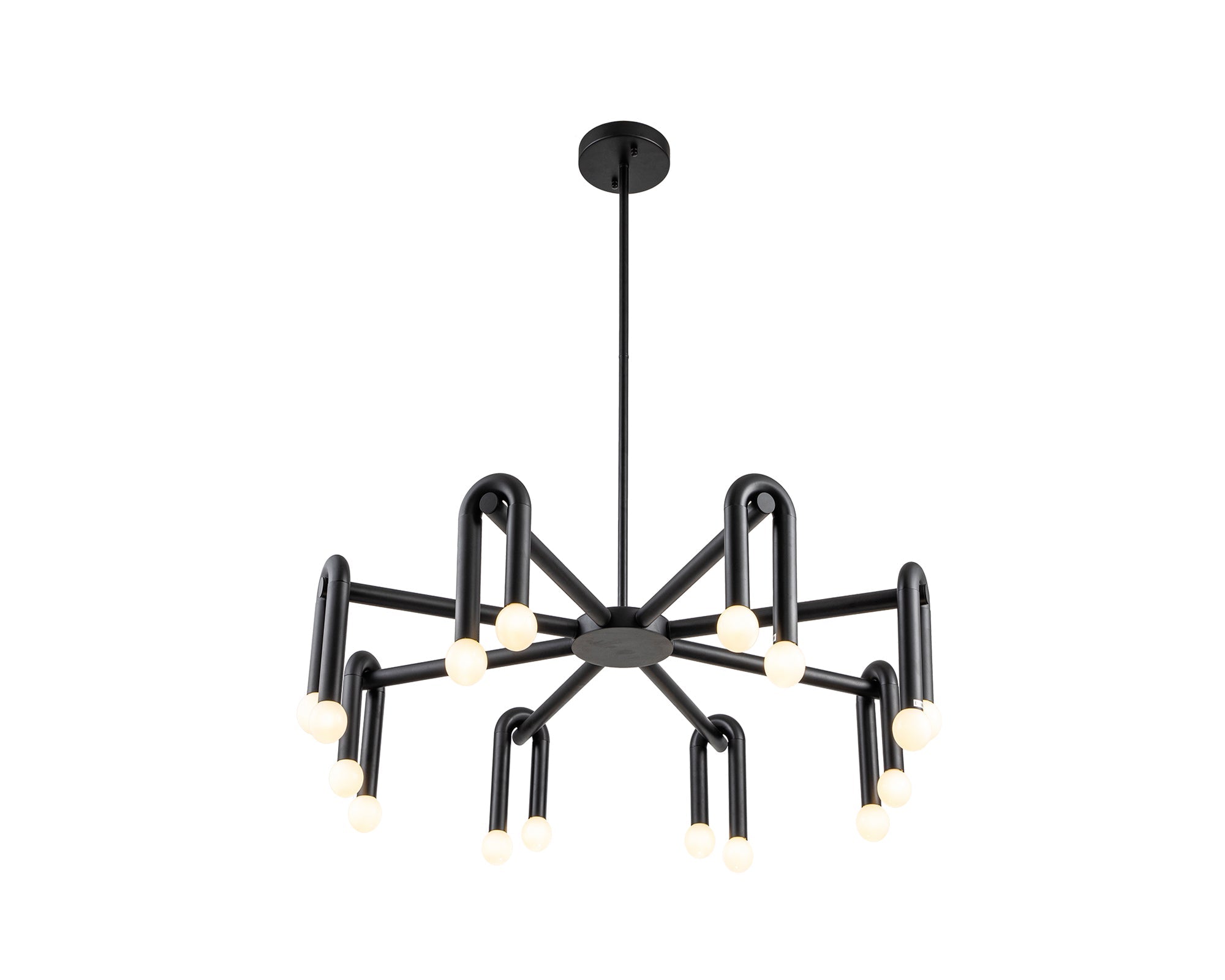 Melt 2 Pendant Lamp - Matt Black