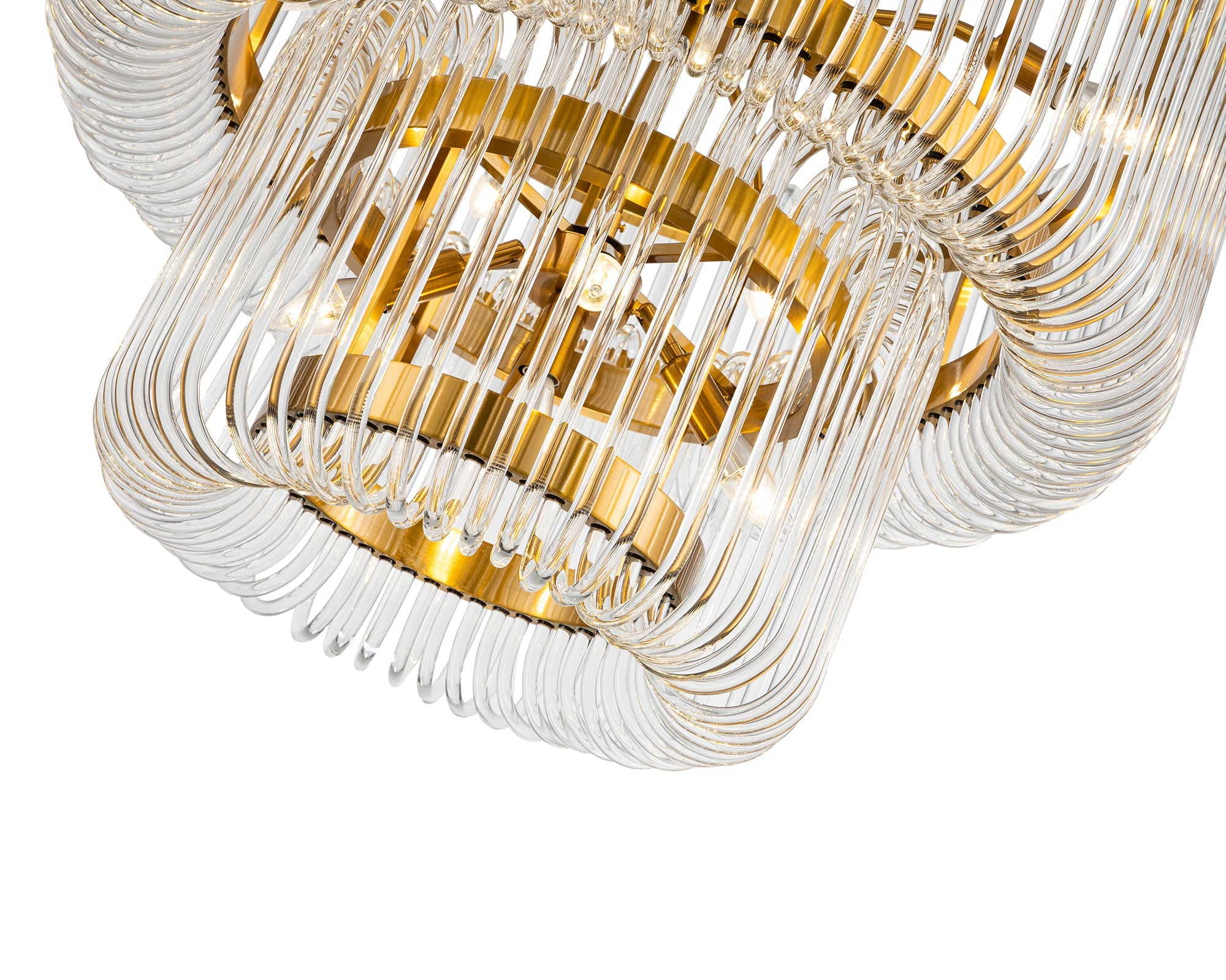 Mist Tall Pendant Lamp - Brushed Brass