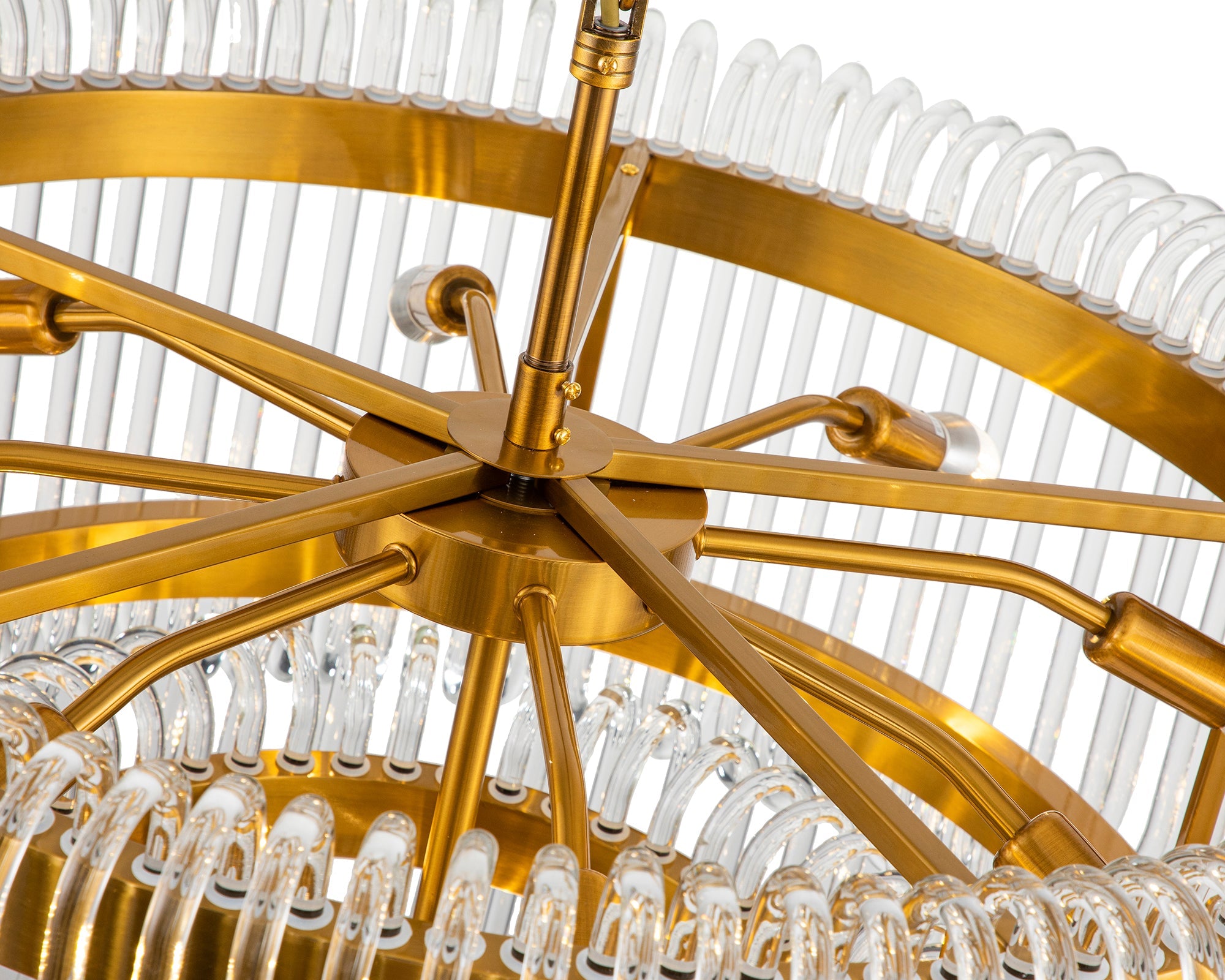 Mist Tall Pendant Lamp - Brushed Brass