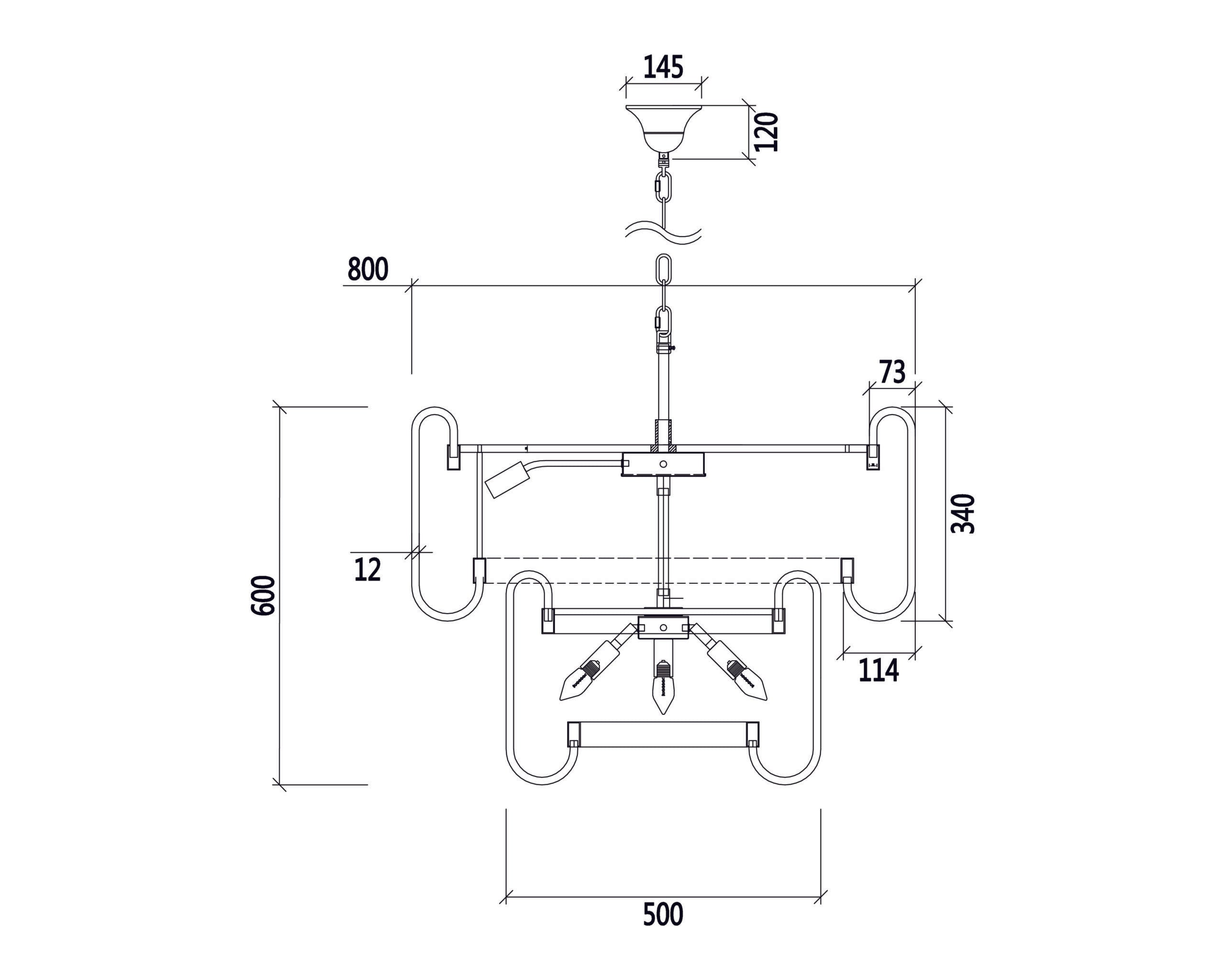 Mist Tall Pendant Lamp - Brushed Brass