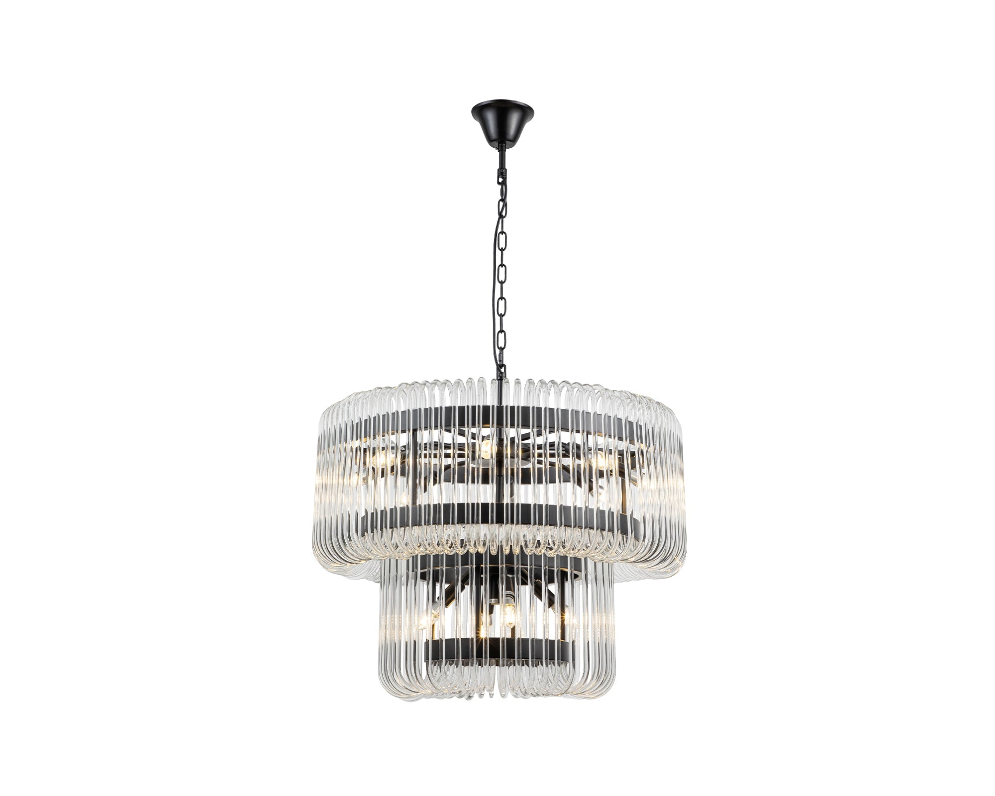 Mist Tall Pendant Lamp - Matt Black